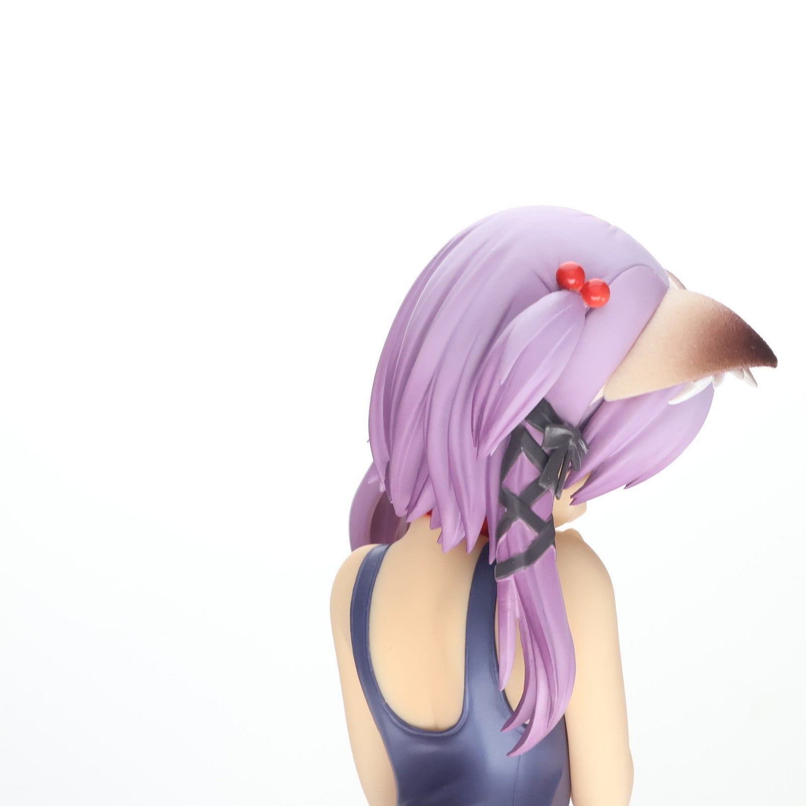 【中古即納】[FIG] コトブキヤショップ限定 4-Leaves 菜々子(ななこ) ～ネコ耳スクール水着ver.～ 黒ネコ版 ToHeart2 AnotherDays(トゥハート2 アナザーデイズ) 1/5 完成品 フィギュア(PP282) コトブキヤ(20081231)