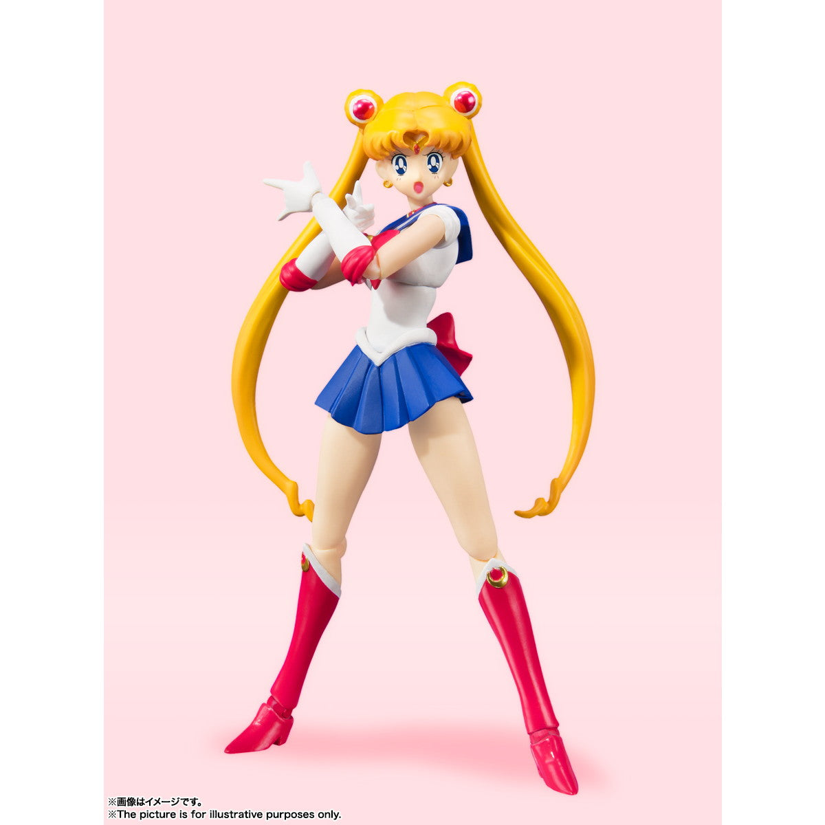 【中古即納】[FIG] (再々販) S.H.Figuarts(フィギュアーツ) セーラームーン-Animation Color Edition- 美少女戦士セーラームーンシリーズ 完成品 可動フィギュア バンダイスピリッツ(20201024)