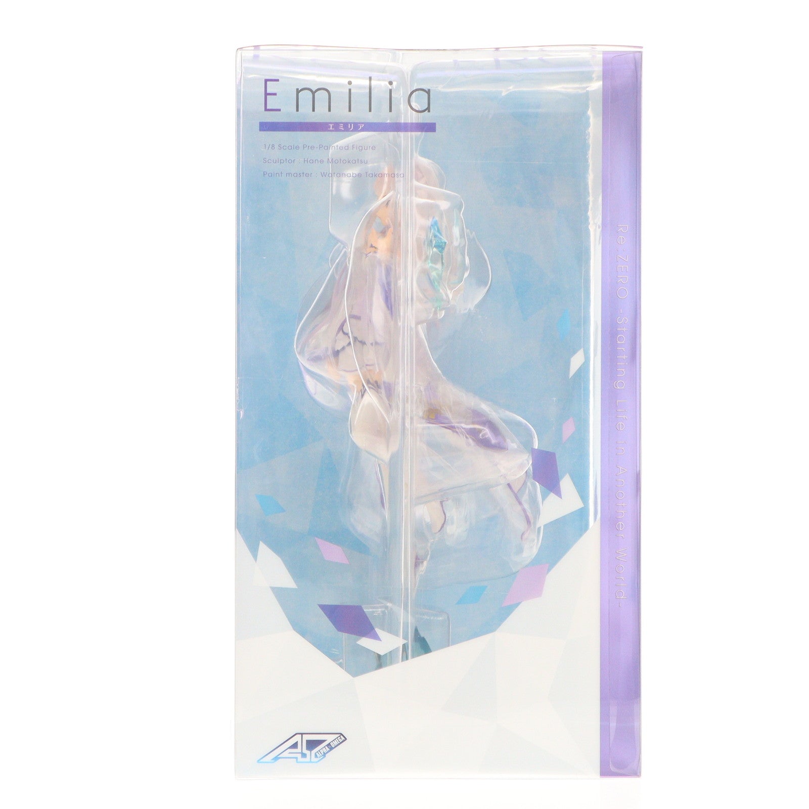 【中古即納】[FIG] エミリア Re:ゼロから始める異世界生活 1/8 完成品 フィギュア 一部オンラインショップ限定 アルファオメガ(20190930)