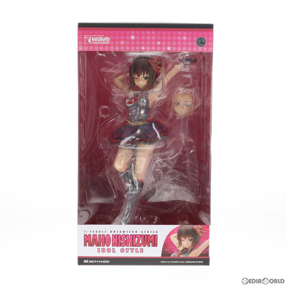【中古即納】[FIG] ドリームテック 西住まほ【アイドルstyle】(にしずみまほ) ガールズ&パンツァー戦車道大作戦! 1/7 完成品 フィギュア(DT-157) ウェーブ(WAVE)(20210117)