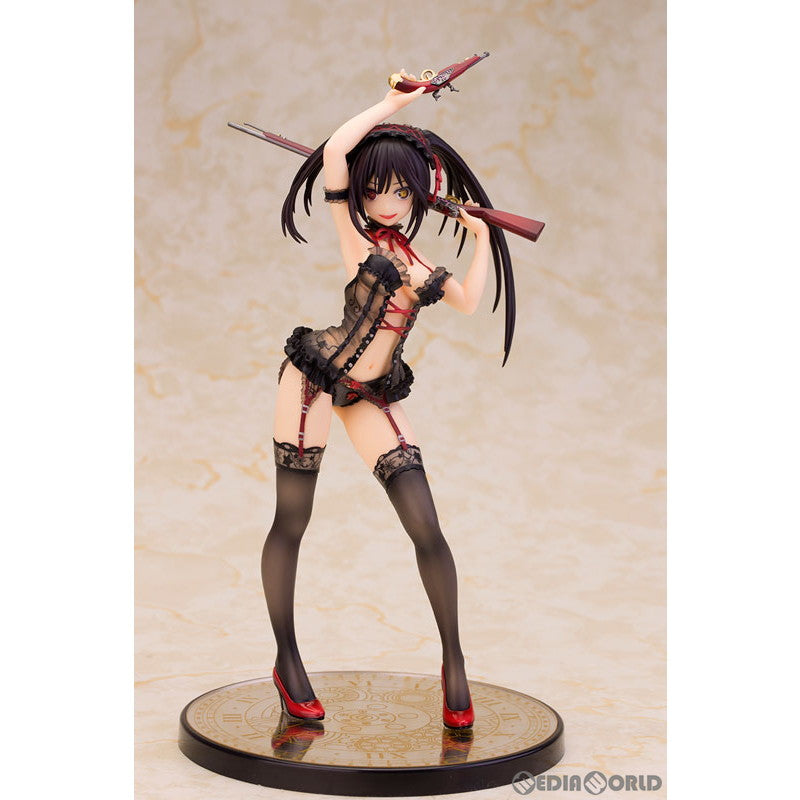 【中古即納】[FIG] 時崎狂三(ときさきくるみ) ランジェリーVer. Black color あみあみ限定版 デート・ア・ライブ 1/7 完成品 フィギュア アルファマックス(20200513)