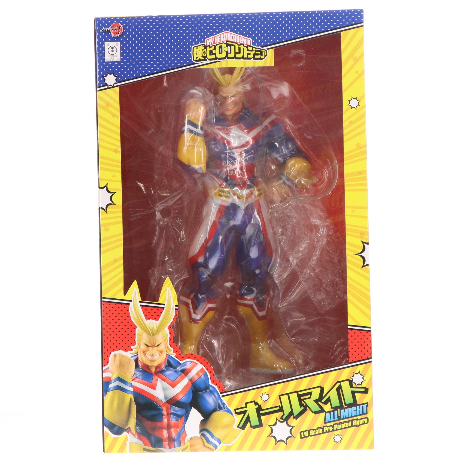 【中古即納】[FIG] ARTFX J オールマイト 僕のヒーローアカデミア 1/8 完成品 フィギュア(PP870) コトブキヤ(20201031)