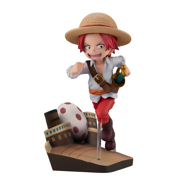 【中古即納】[FIG] G.E.M.シリーズ シャンクス RUN!RUN!RUN! ONE PIECE(ワンピース) 完成品 フィギュア メガハウス(20241129)