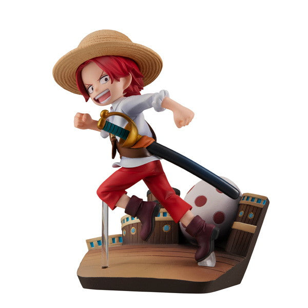 【中古即納】[FIG] G.E.M.シリーズ シャンクス RUN!RUN!RUN! ONE PIECE(ワンピース) 完成品 フィギュア メガハウス(20241129)