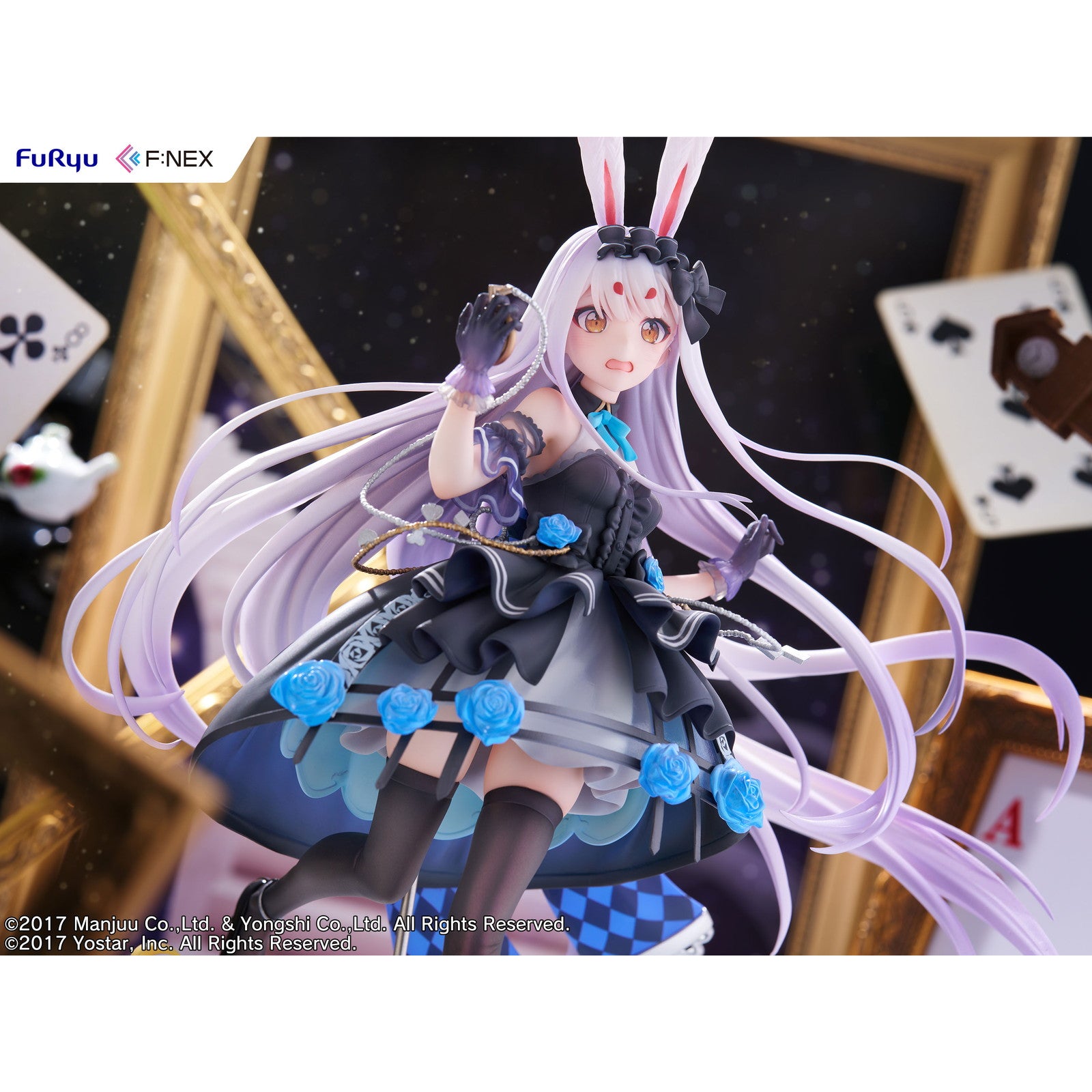 【中古即納】[FIG] 島風(しまかぜ) 不思議の国のホワイトラビット ver. アズールレーン 1/7 完成品 フィギュア(AMU-FNX1095) フリュー(20250808)