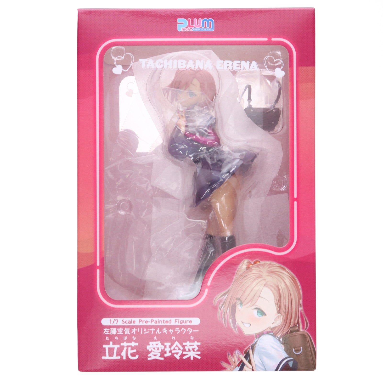 【中古即納】[FIG] PLUM直販限定特典無し 立花愛玲菜(たちばなえれな) 左藤空気オリジナルキャラクター 1/7 完成品 フィギュア PLUM(プラム)(20240630)