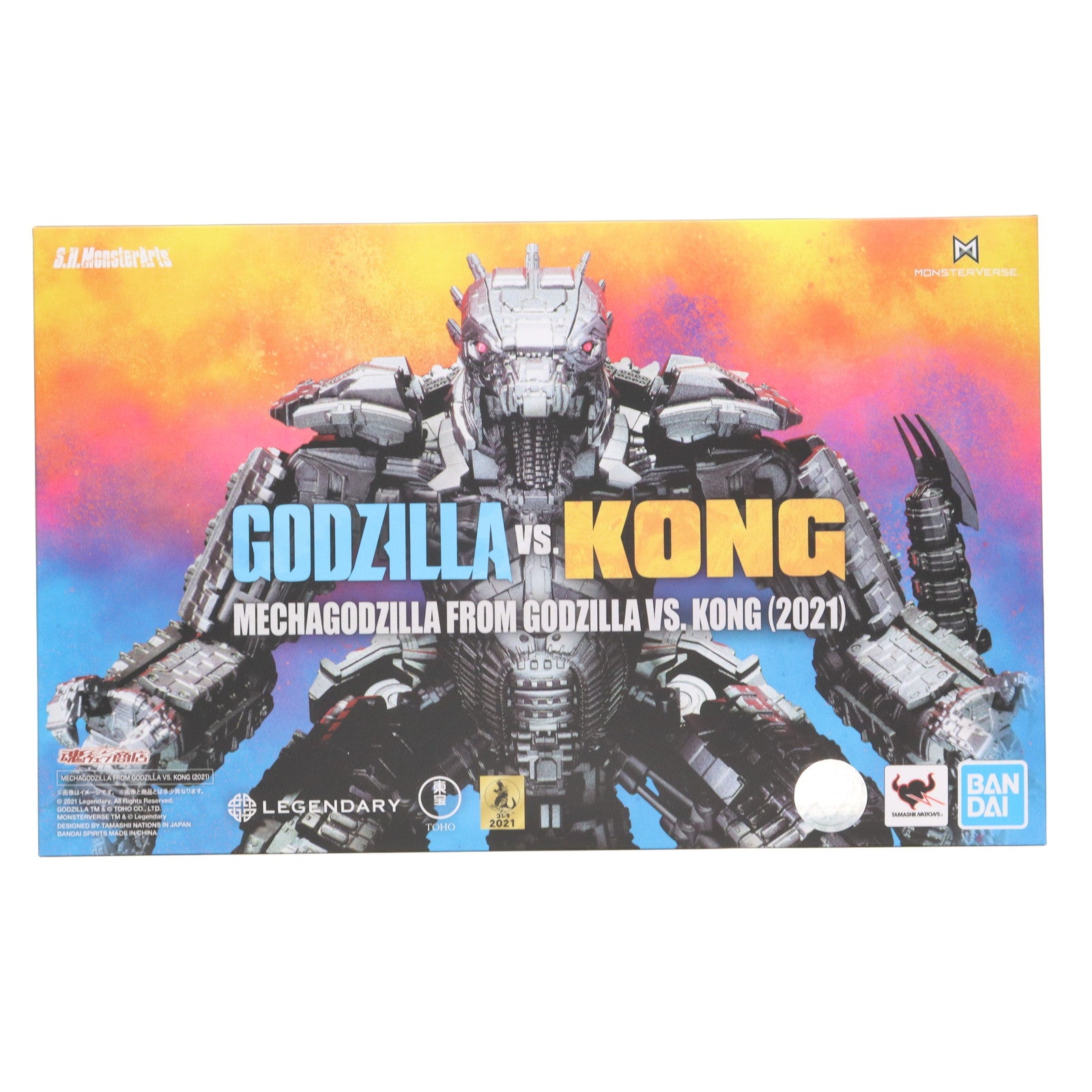 【中古即納】[FIG] 魂ウェブ商店限定 S.H.MonsterArts(モンスターアーツ) MECHAGODZILLA FROM GODZILLA VS. KONG(2021) ゴジラvsコング 完成品 可動フィギュア バンダイスピリッツ(20211231)