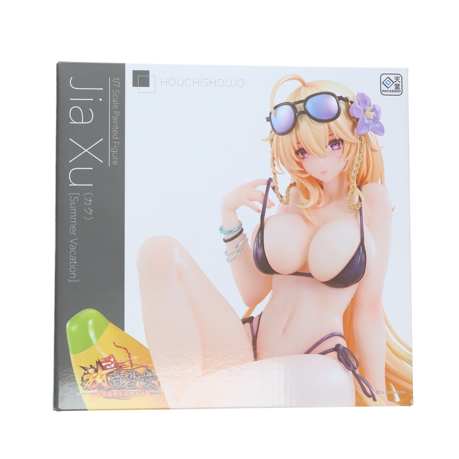 【中古即納】[FIG] [夏の浜辺]賈ク(カク) 放置少女-百花繚乱の萌姫たち- 1/7 完成品 フィギュア 回天堂(20250620)
