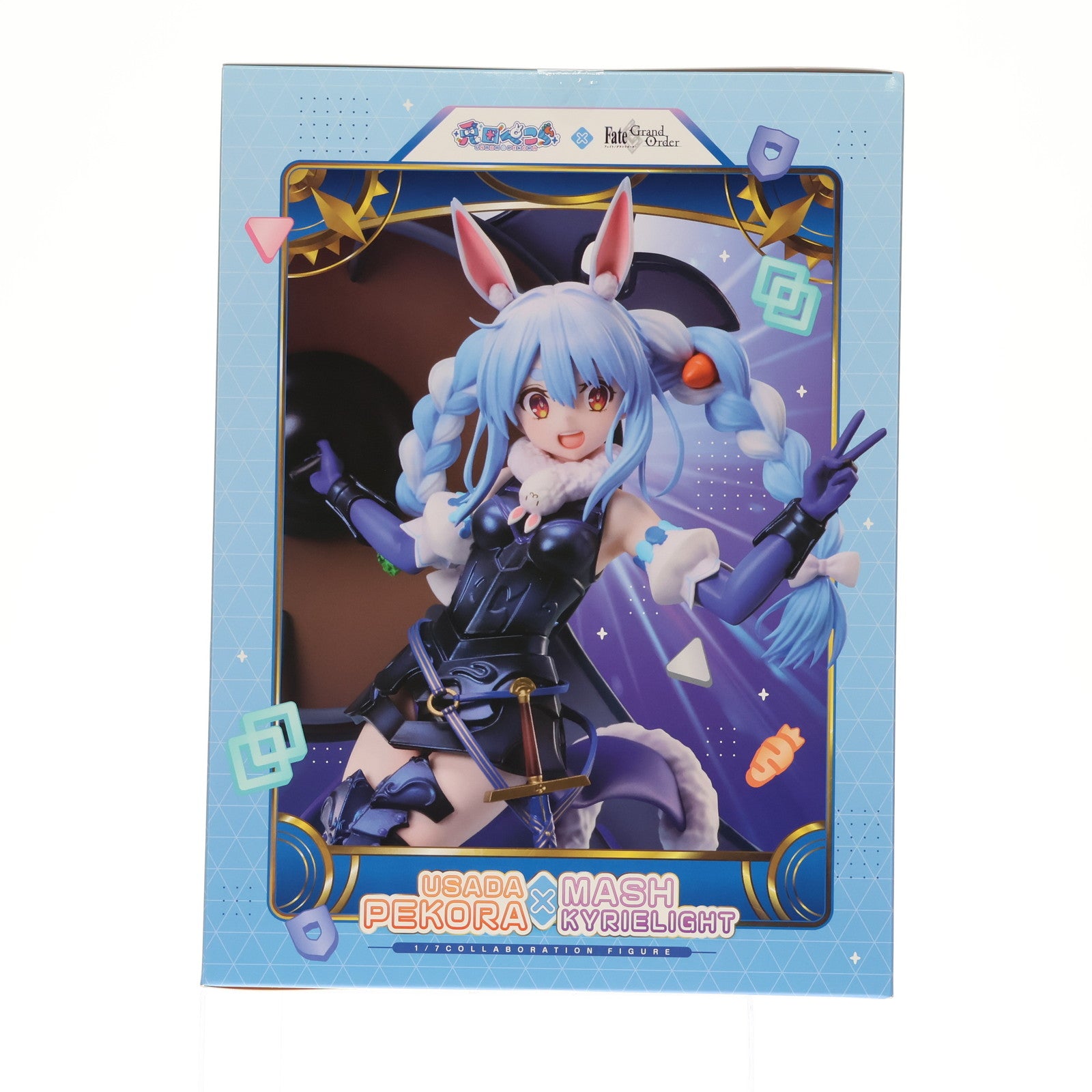 【中古即納】[FIG] アニプレックスオンライン限定予約特典2種付属 兎田ぺこら(うさだぺこら) × マシュ・キリエライト ホロライブプロダクション×Fate/Grand Order(フェイト/グランドオーダー) 1/7 完成品 フィギュア(MD23-0446001) アニプレックス(20250829)