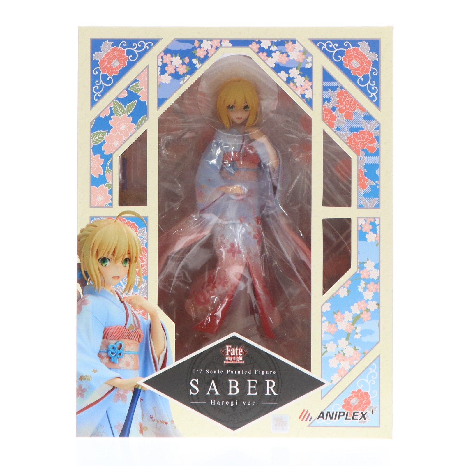 【中古即納】[FIG] ANIPLEX+限定 セイバー 晴着ver. Fate/stay night [Unlimited Blade Works] 1/7 完成品 フィギュア(MD16-0141001) アニプレックス(20170531)
