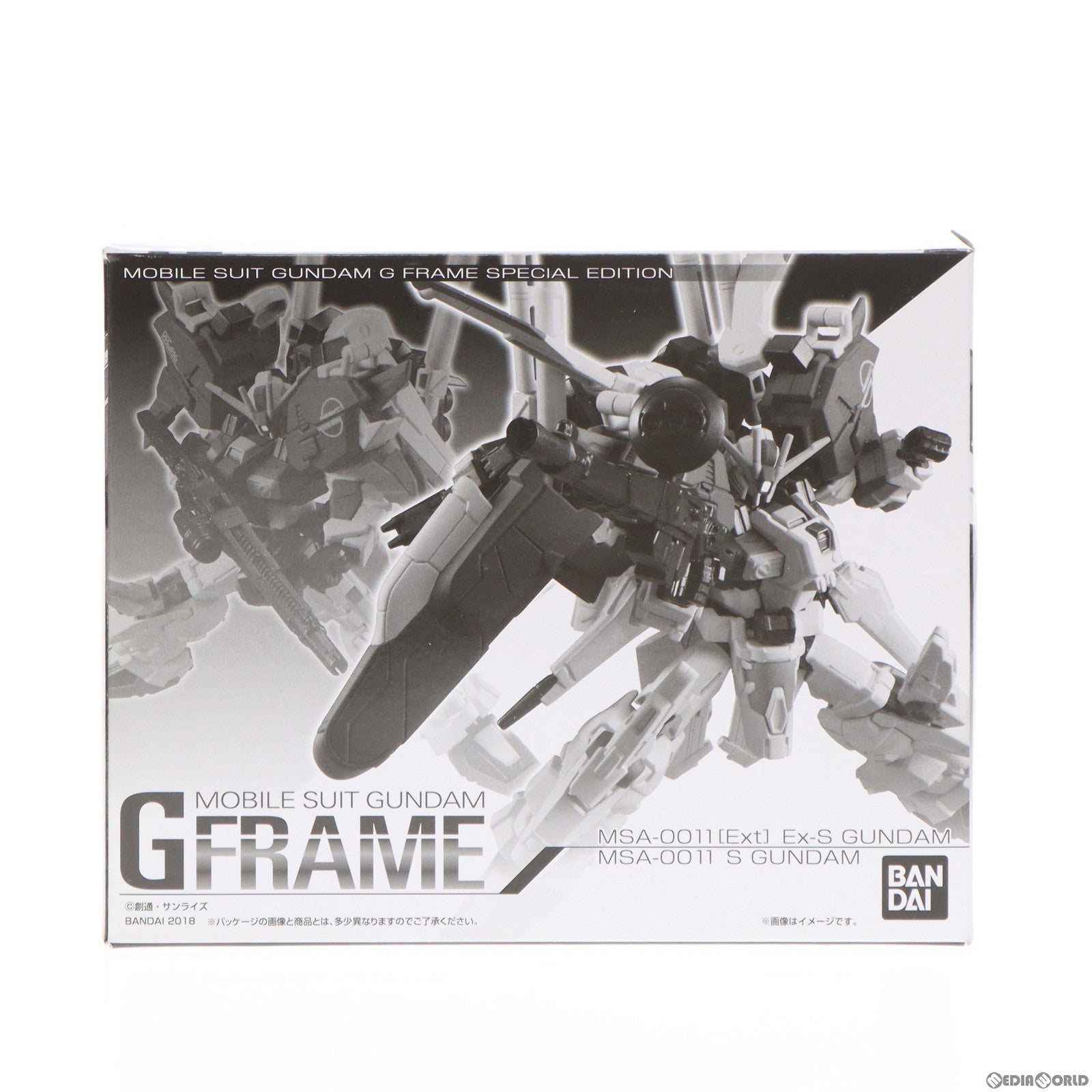 【中古即納】[FIG] (食玩) プレミアムバンダイ限定 機動戦士ガンダム Gフレーム Ex-Sガンダム/Sガンダム ガンダム・センチネル 可動フィギュア バンダイ(20181031)