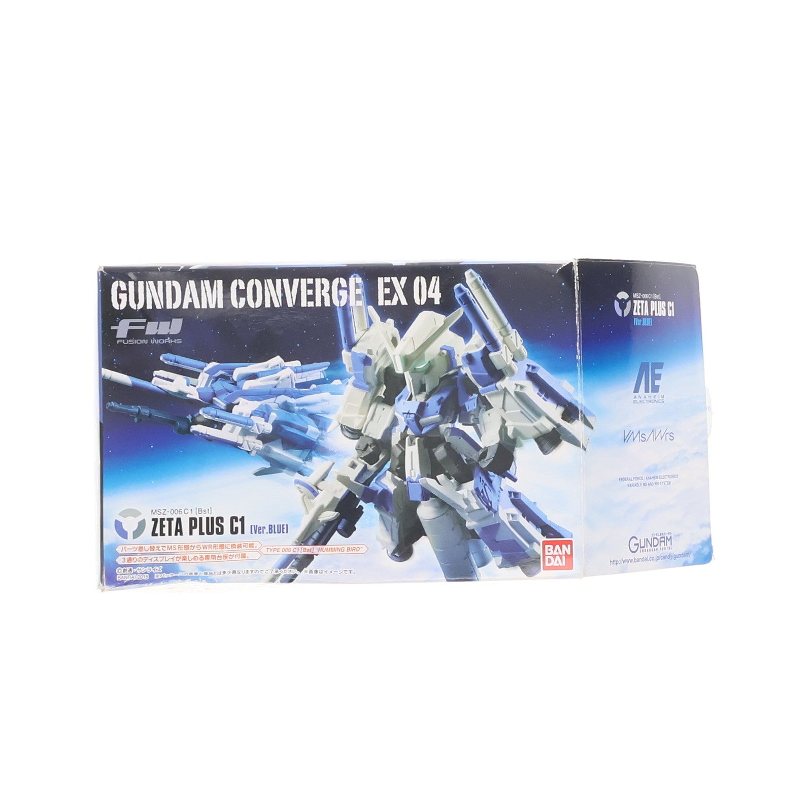 【中古即納】[FIG] (食玩) FW GUNDAM CONVERGE(ガンダムコンバージ) EX04 ハミングバード(Ver.BLUE) 【MSZ-006C1[Bst] ZプラスC1型】 ガンダム・センチネル フィギュア バンダイ(20150414)