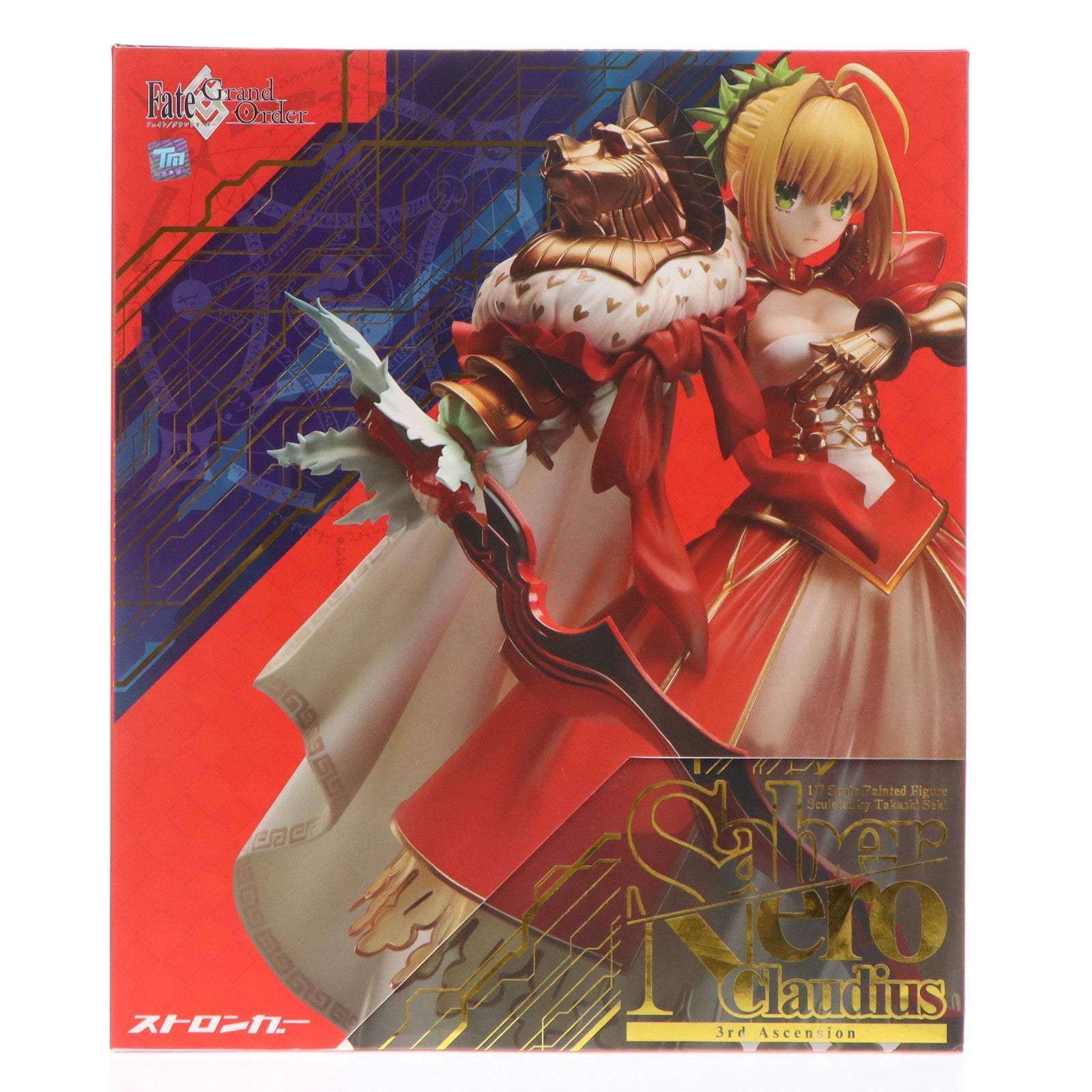 【中古即納】[FIG] セイバー/ネロ・クラウディウス〔第三再臨〕 Fate/Grand Order(フェイト/グランドオーダー) 1/7 完成品 フィギュア ストロンガー(20190626)