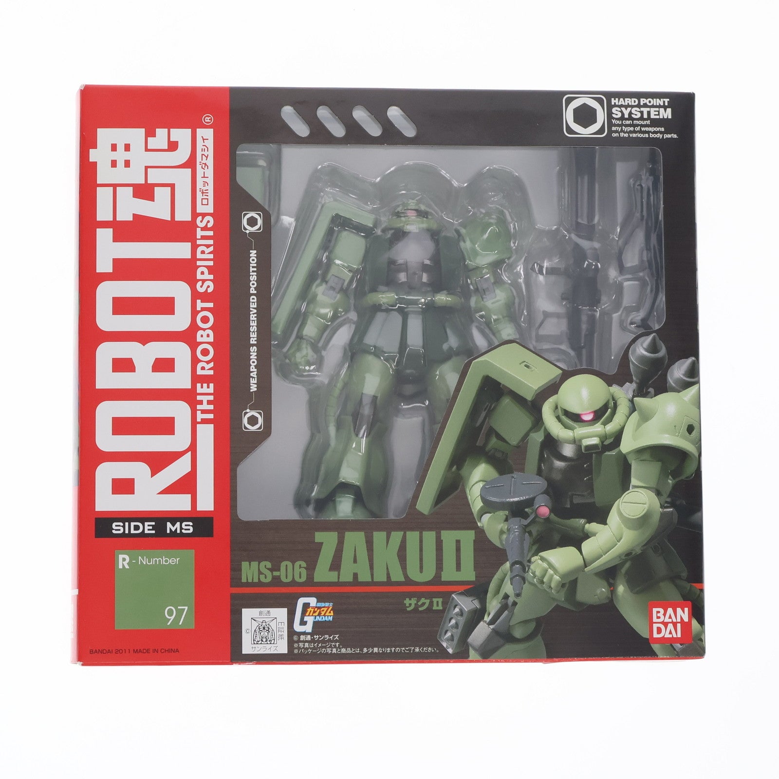 【中古即納】[FIG] ROBOT魂(SIDE MS) ザクII 機動戦士ガンダム 完成品 可動フィギュア バンダイ(20141115)