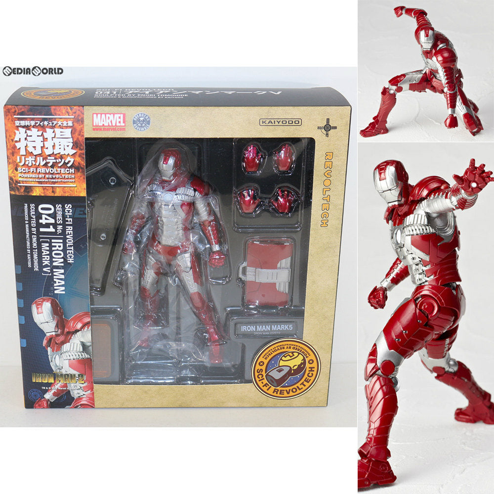 【中古即納】[FIG] 特撮リボルテック No.041 アイアンマン マークV アイアンマン2 完成品 可動フィギュア 海洋堂(20121201)