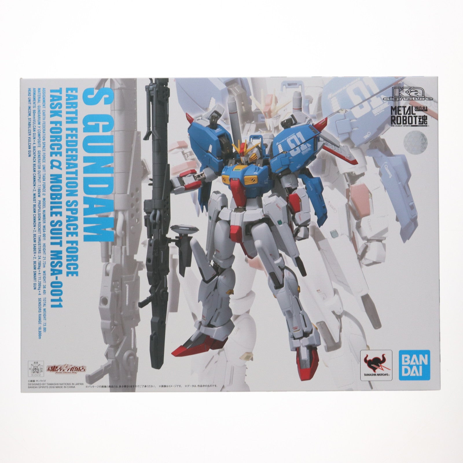【中古即納】[FIG] 魂ウェブ商店限定 METAL ROBOT魂(Ka signature)(SIDE MS) Sガンダム ガンダム・センチネル 完成品 可動フィギュア バンダイスピリッツ(20180930)