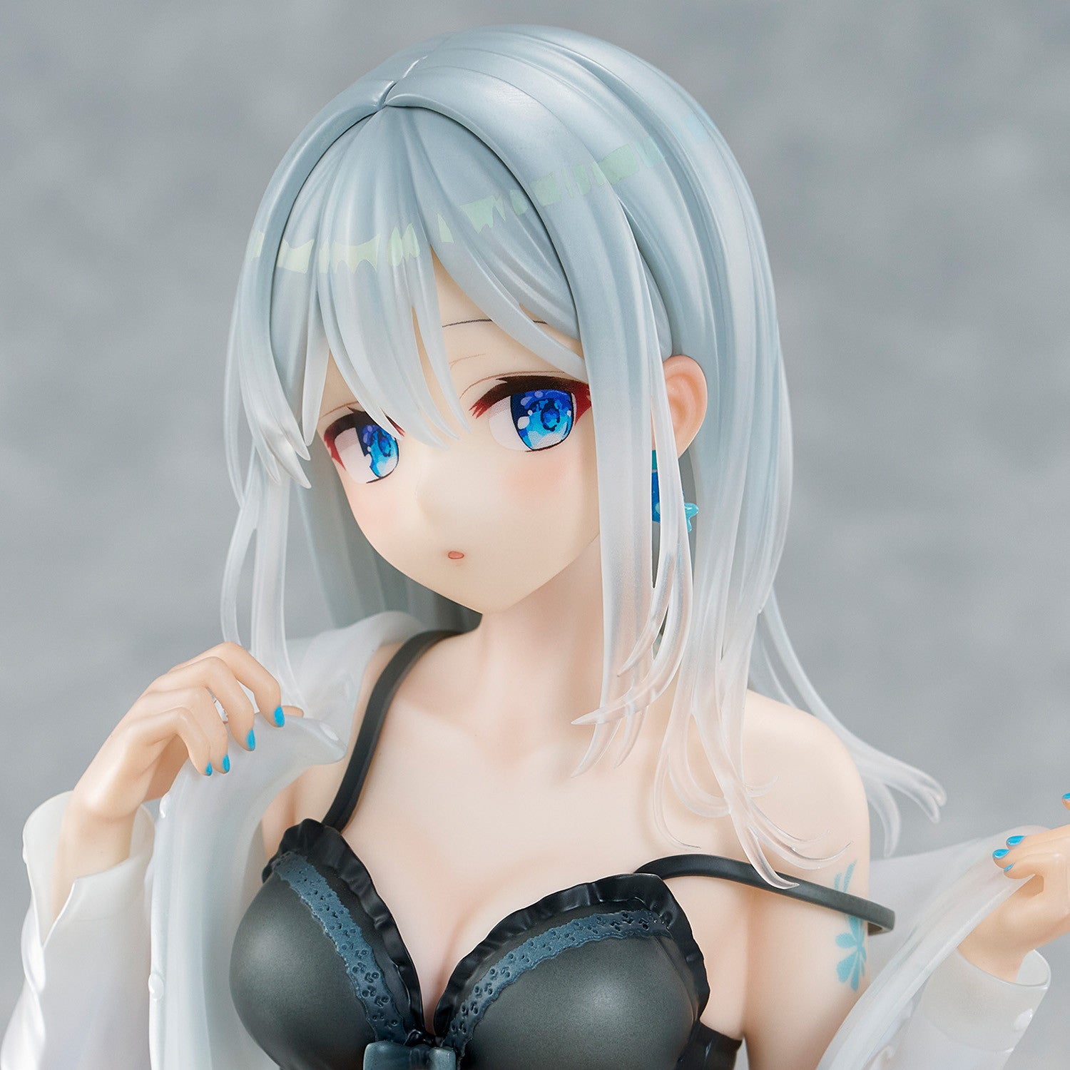 【中古即納】[FIG] ふーみイラスト『おきがえ銀髪ちゃん ～空色の朝～ 限定衣装ver.』 完成品 フィギュア ユニオンクリエイティブ(20250930)