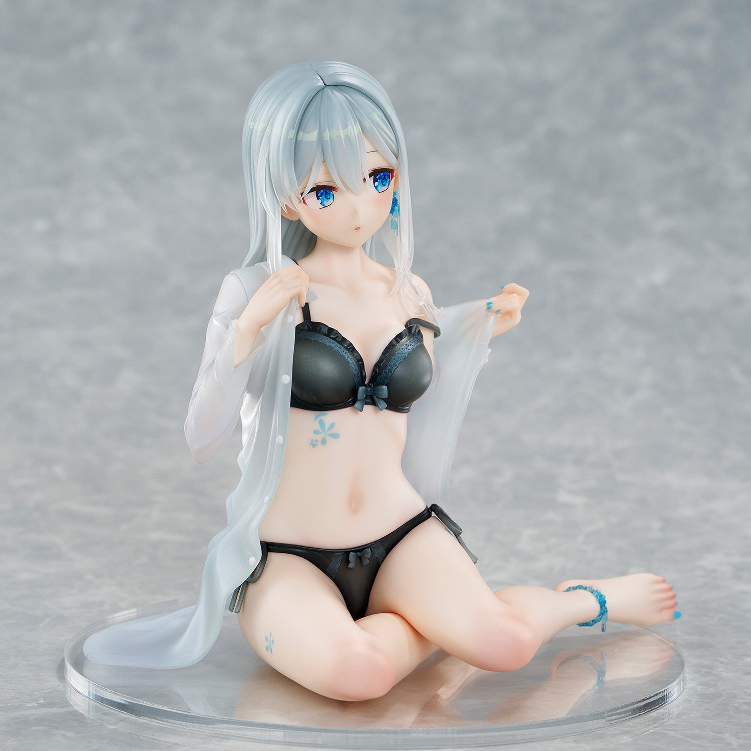 【中古即納】[FIG] ふーみイラスト『おきがえ銀髪ちゃん ～空色の朝～ 限定衣装ver.』 完成品 フィギュア ユニオンクリエイティブ(20250930)