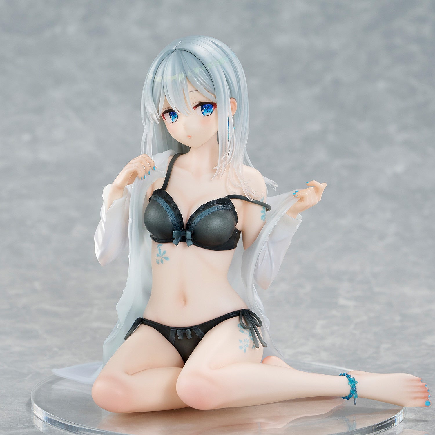 【中古即納】[FIG] ふーみイラスト『おきがえ銀髪ちゃん ～空色の朝～ 限定衣装ver.』 完成品 フィギュア ユニオンクリエイティブ(20250930)