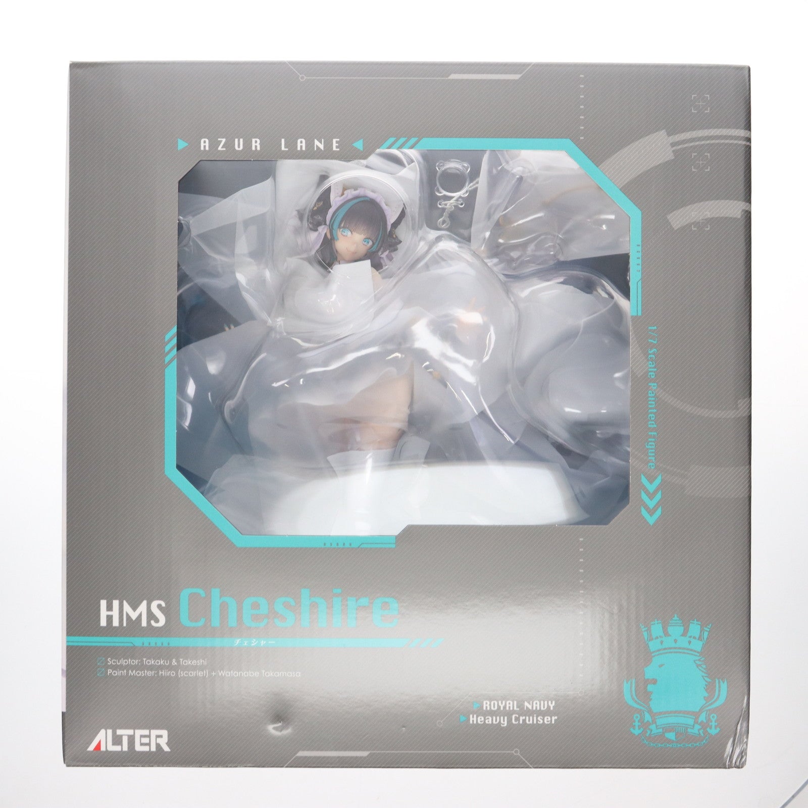 【中古即納】[FIG] あみあみ限定 チェシャー アズールレーン 1/7 完成品 フィギュア アルター(20250714)