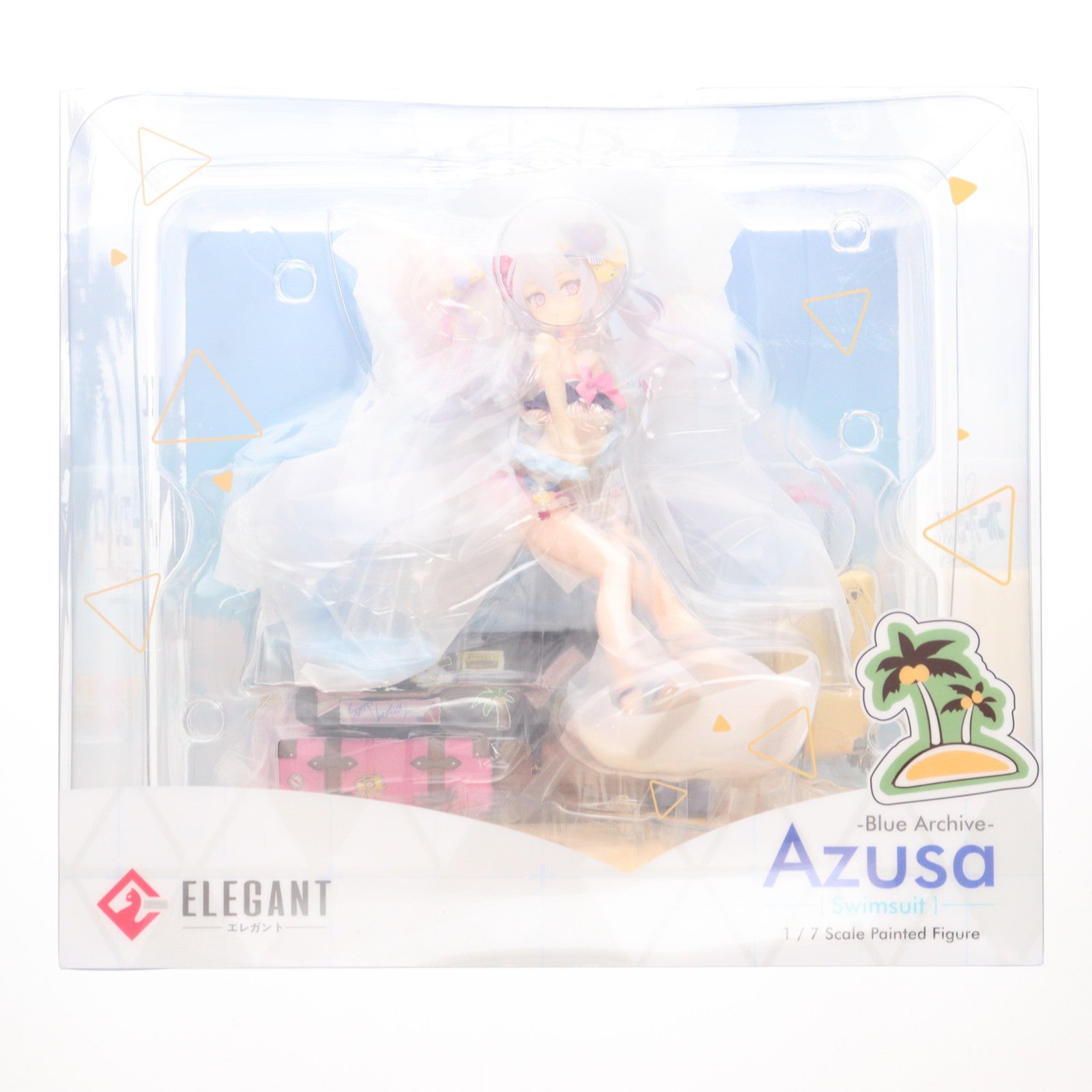【中古即納】[FIG] アズサ(水着) ブルーアーカイブ -Blue Archive- 1/7 完成品 フィギュア エレガント(20250119)