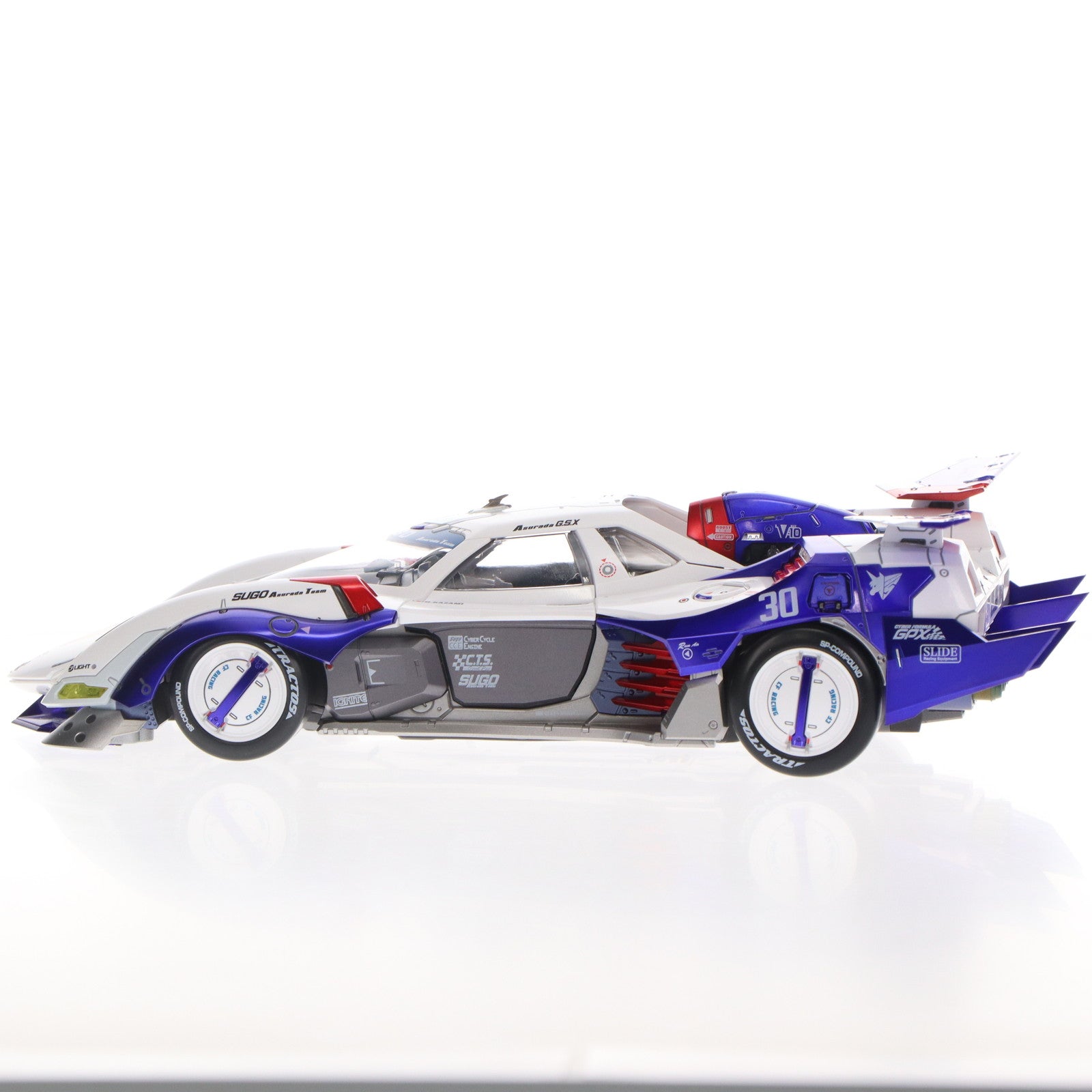 【中古即納】[FIG] プレミアムバンダイ限定 ヴァリアブルアクション Hi-SPEC UNITED アスラーダG.S.X 新世紀GPXサイバーフォーミュラ 1/18 完成品 フィギュア(海外流通版) メガハウス(20230331)