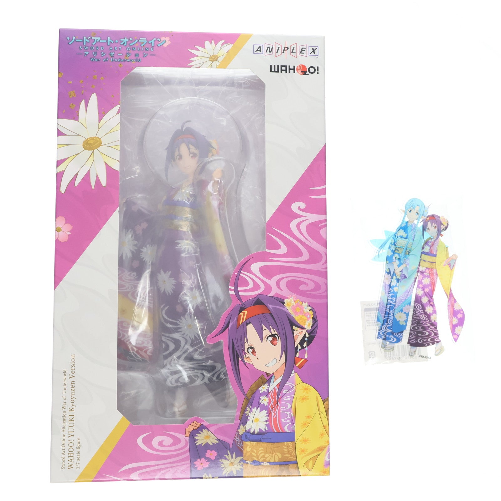 【中古即納】[FIG] ANIPLEX+限定特典付属 WAHOO! ユウキ 京友禅ver. ソードアート・オンライン アリシゼーション War of Underworld 1/7 完成品 フィギュア アニプレックス(20210731)