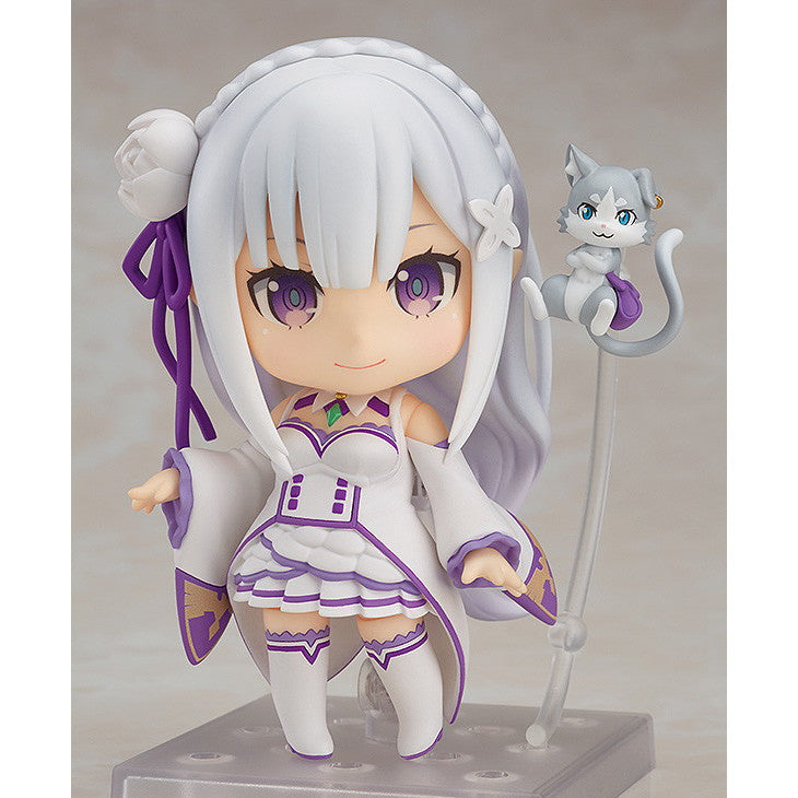 【中古即納】[FIG] (2次再販) ねんどろいど 751 エミリア Re:ゼロから始める異世界生活 完成品 可動フィギュア グッドスマイルカンパニー(20250905)