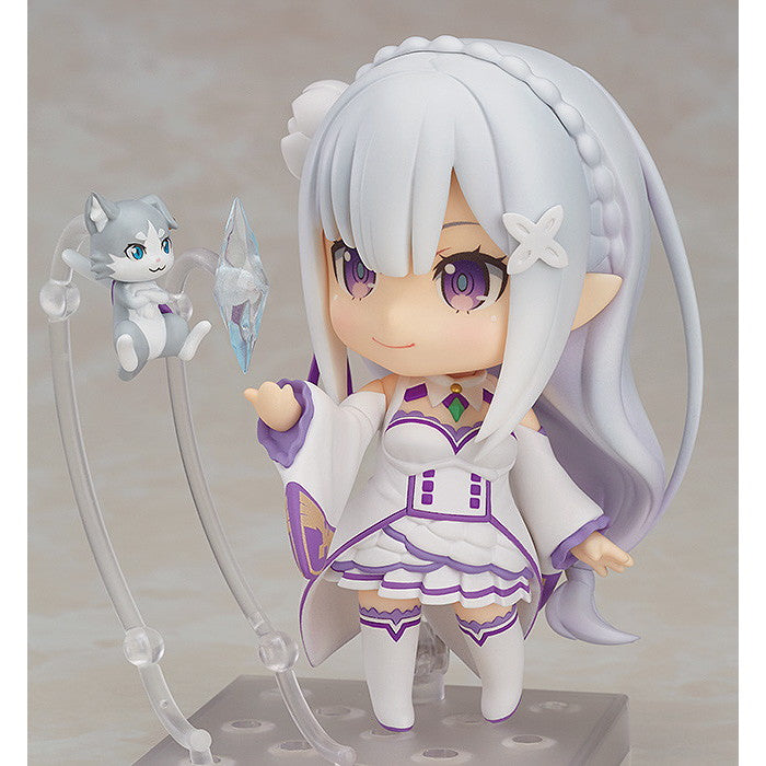 【中古即納】[FIG] (2次再販) ねんどろいど 751 エミリア Re:ゼロから始める異世界生活 完成品 可動フィギュア グッドスマイルカンパニー(20250905)