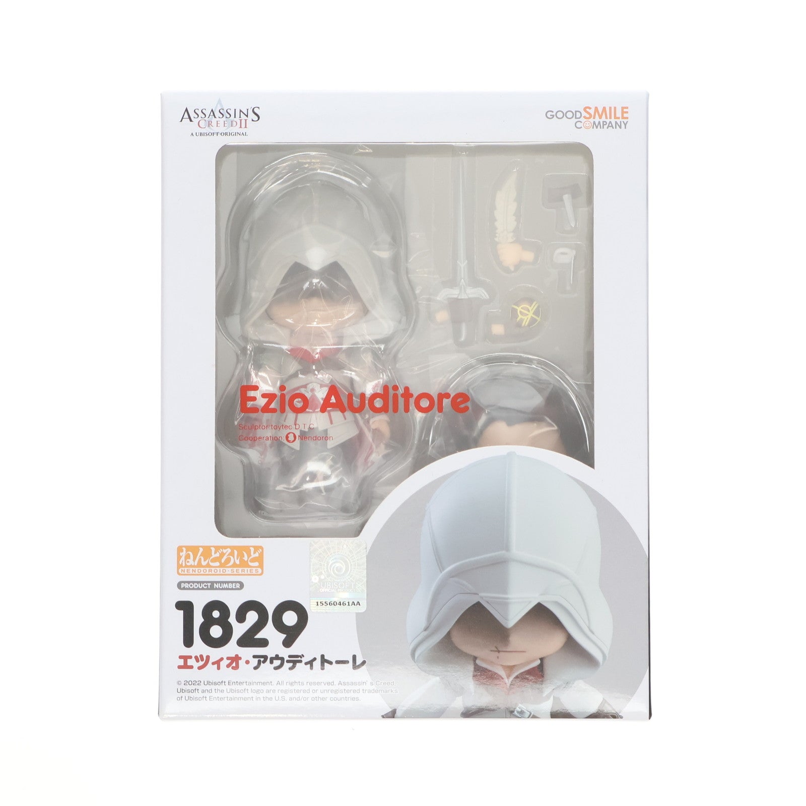 【中古即納】[FIG] ねんどろいど 1829 エツィオ・アウディトーレ Assassin's Creed(アサシン クリード) 完成品 可動フィギュア グッドスマイルカンパニー(20221008)