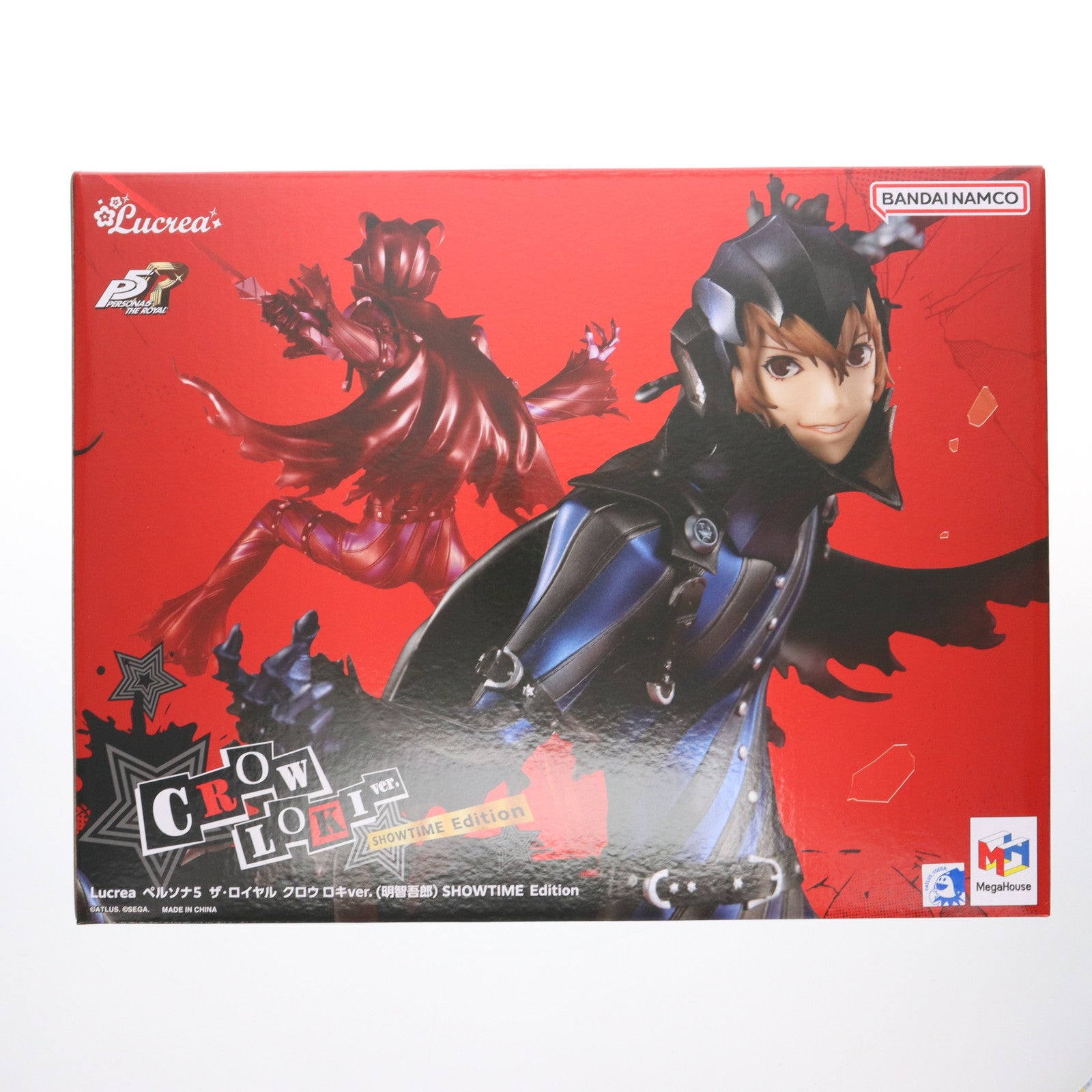 【中古即納】[FIG] Lucrea(ルクリア) クロウ ロキver.(明智吾郎)(あけちごろう) SHOW TIME Edition ペルソナ5 ザ・ロイヤル 完成品 フィギュア プレミアムバンダイ&アトラスDショップ&あみあみ限定 メガハウス(20250828)