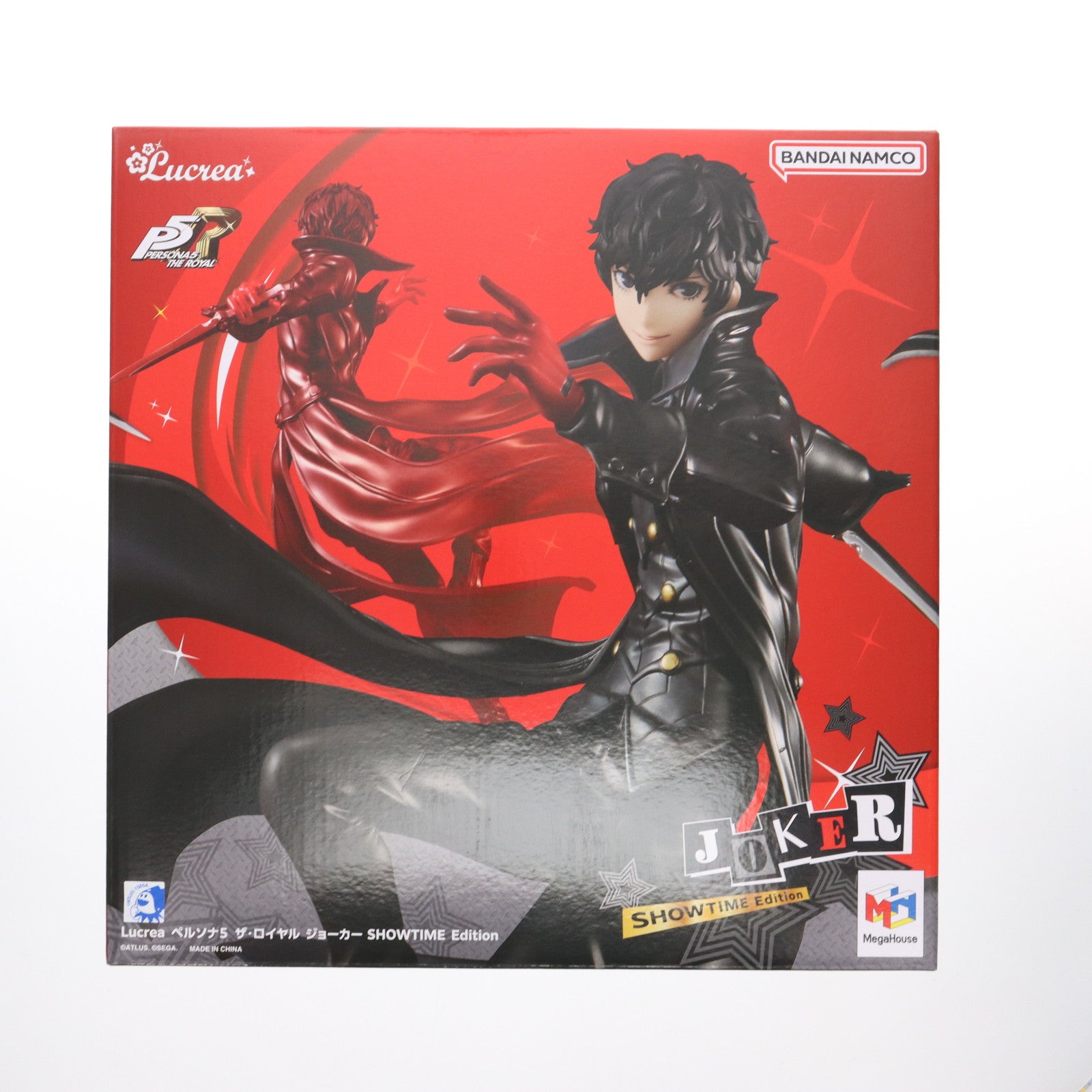 【中古即納】[FIG] Lucrea(ルクリア) ジョーカー SHOW TIME Edition ペルソナ5 ザ・ロイヤル 完成品 フィギュア プレミアムバンダイ&アトラスDショップ&あみあみ限定 メガハウス(20250627)