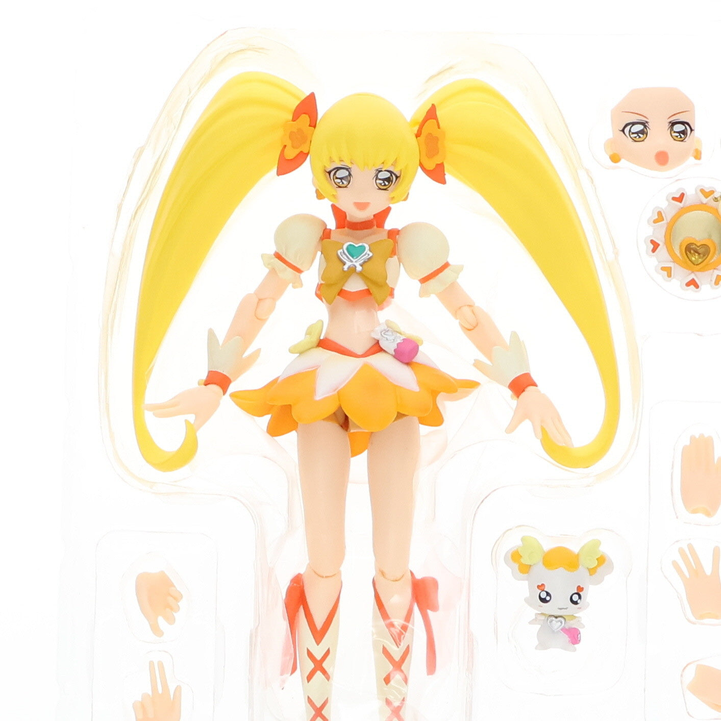 【中古即納】[FIG] S.H.Figuarts(フィギュアーツ) キュアサンシャイン ハートキャッチプリキュア! 完成品 可動フィギュア バンダイ(20110611)