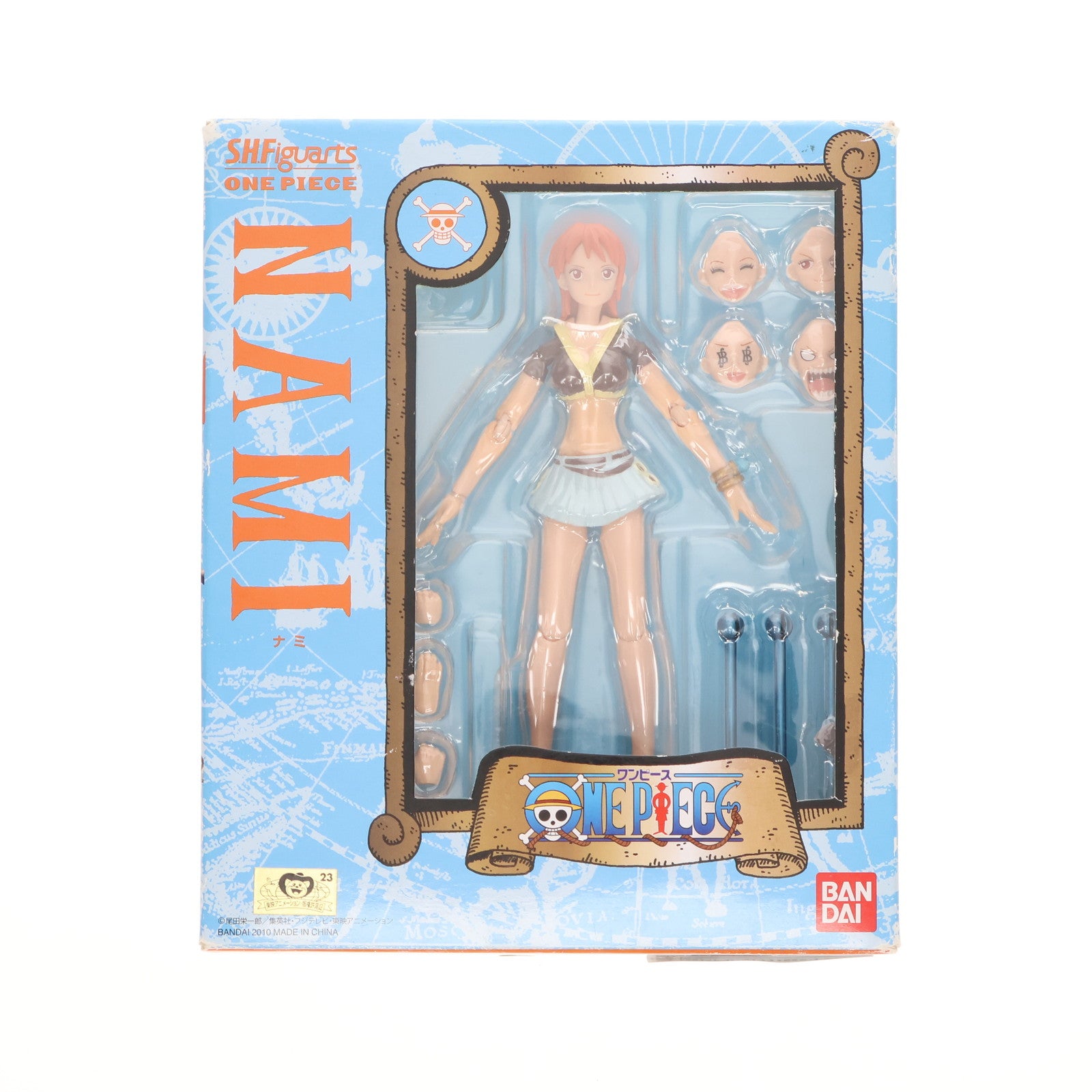 【中古即納】[FIG] S.H.Figuarts(フィギュアーツ) ナミ ONE PIECE(ワンピース) 完成品 可動フィギュア バンダイ(20101224)