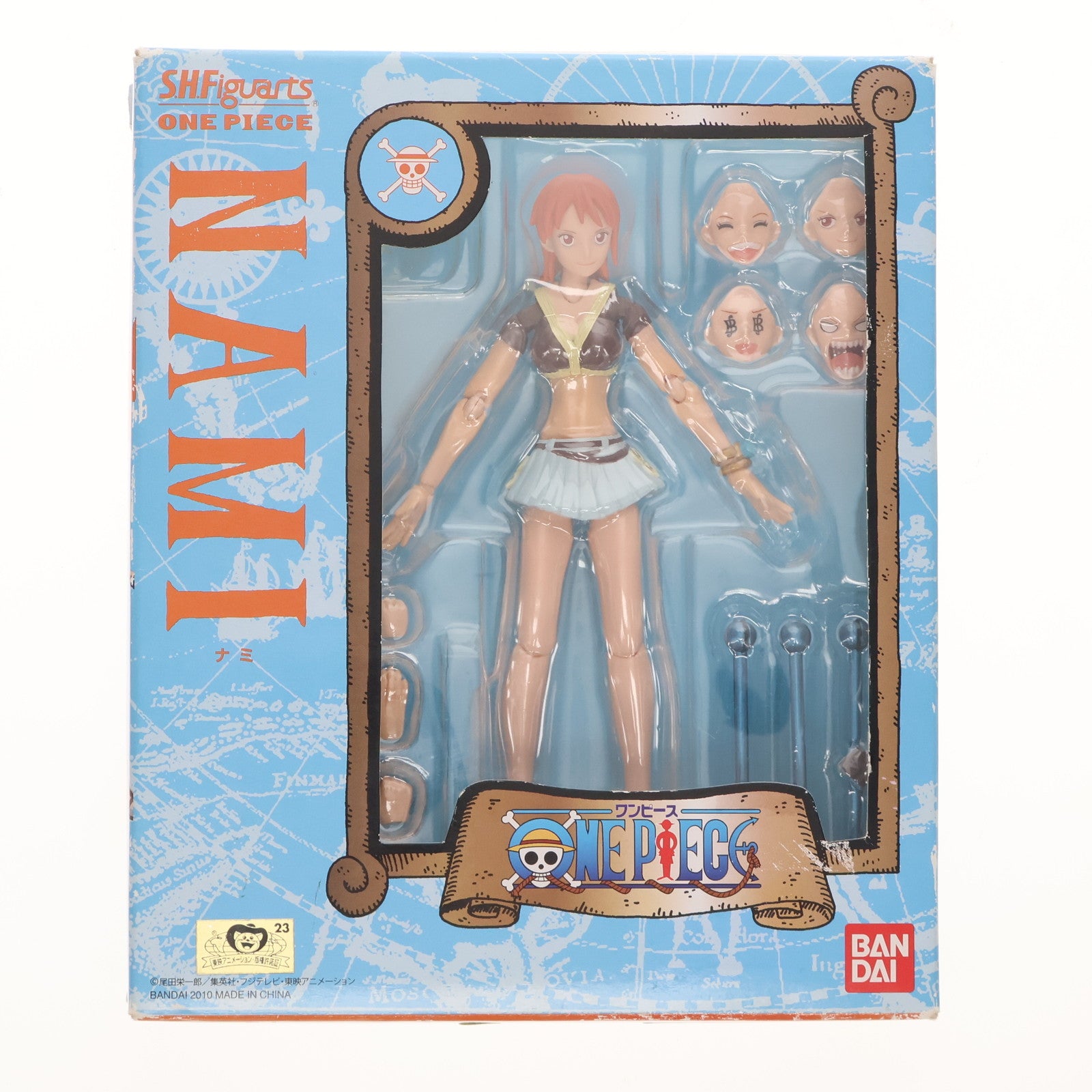 【中古即納】[FIG] S.H.Figuarts(フィギュアーツ) ナミ ONE PIECE(ワンピース) 完成品 可動フィギュア バンダイ(20101224)