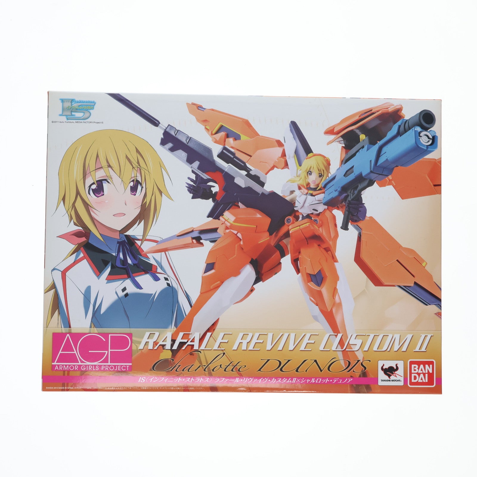 【中古即納】[FIG] アーマーガールズプロジェクト ラファール・リヴァイヴ・カスタムII×シャルロット・デュノア IS インフィニット・ストラトス 完成品 可動フィギュア バンダイ(20131026)