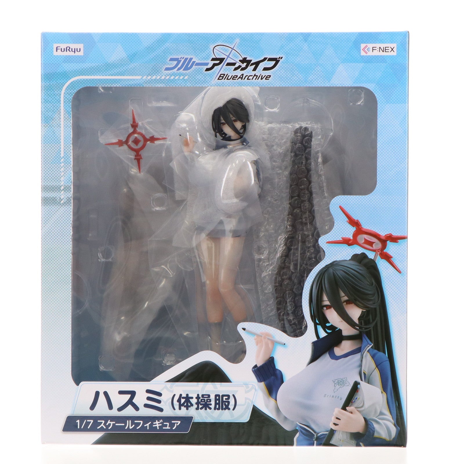 【中古即納】[FIG] ハスミ(体操服) ブルーアーカイブ -Blue Archive- 1/7 完成品 フィギュア(AMU-FNX1004) フリュー(20241130)