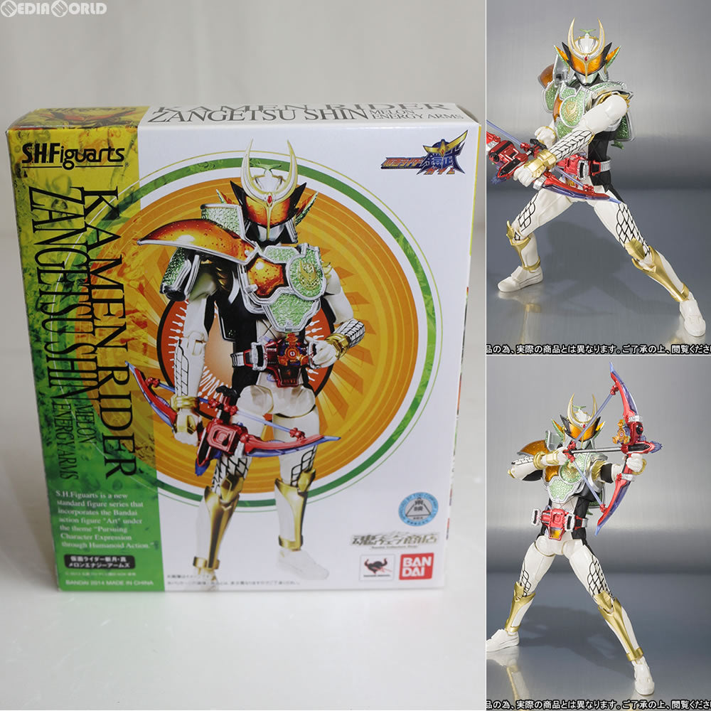 【中古即納】[FIG] 魂ウェブ商店限定 S.H.Figuarts(フィギュアーツ) 仮面ライダー斬月・真(ざんげつ・しん) メロンエナジーアームズ 仮面ライダー鎧武 完成品 可動フィギュア バンダイ(20140831)