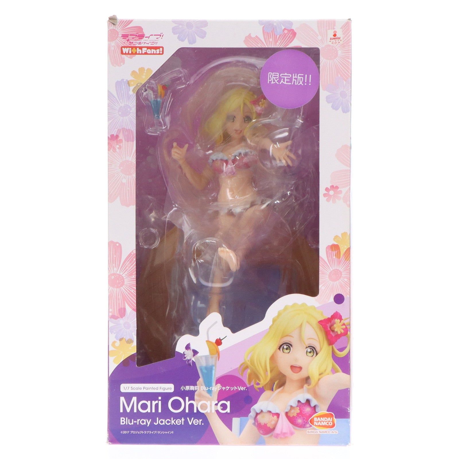 【中古即納】[FIG] 小原鞠莉(おはらまり) Blu-rayジャケットVer. ラブライブ!サンシャイン!! 1/7 完成品 フィギュア 一部オンラインショップ限定 With Fans!(ウィズファンズ)(20200131)
