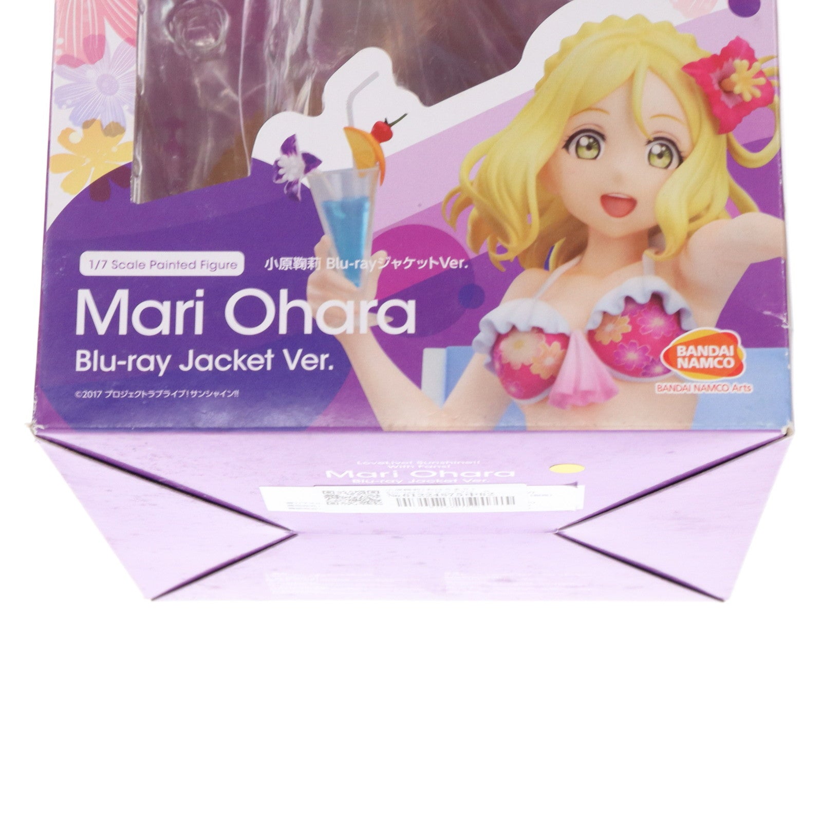 【中古即納】[FIG] 小原鞠莉(おはらまり) Blu-rayジャケットVer. ラブライブ!サンシャイン!! 1/7 完成品 フィギュア 一部オンラインショップ限定 With Fans!(ウィズファンズ)(20200131)
