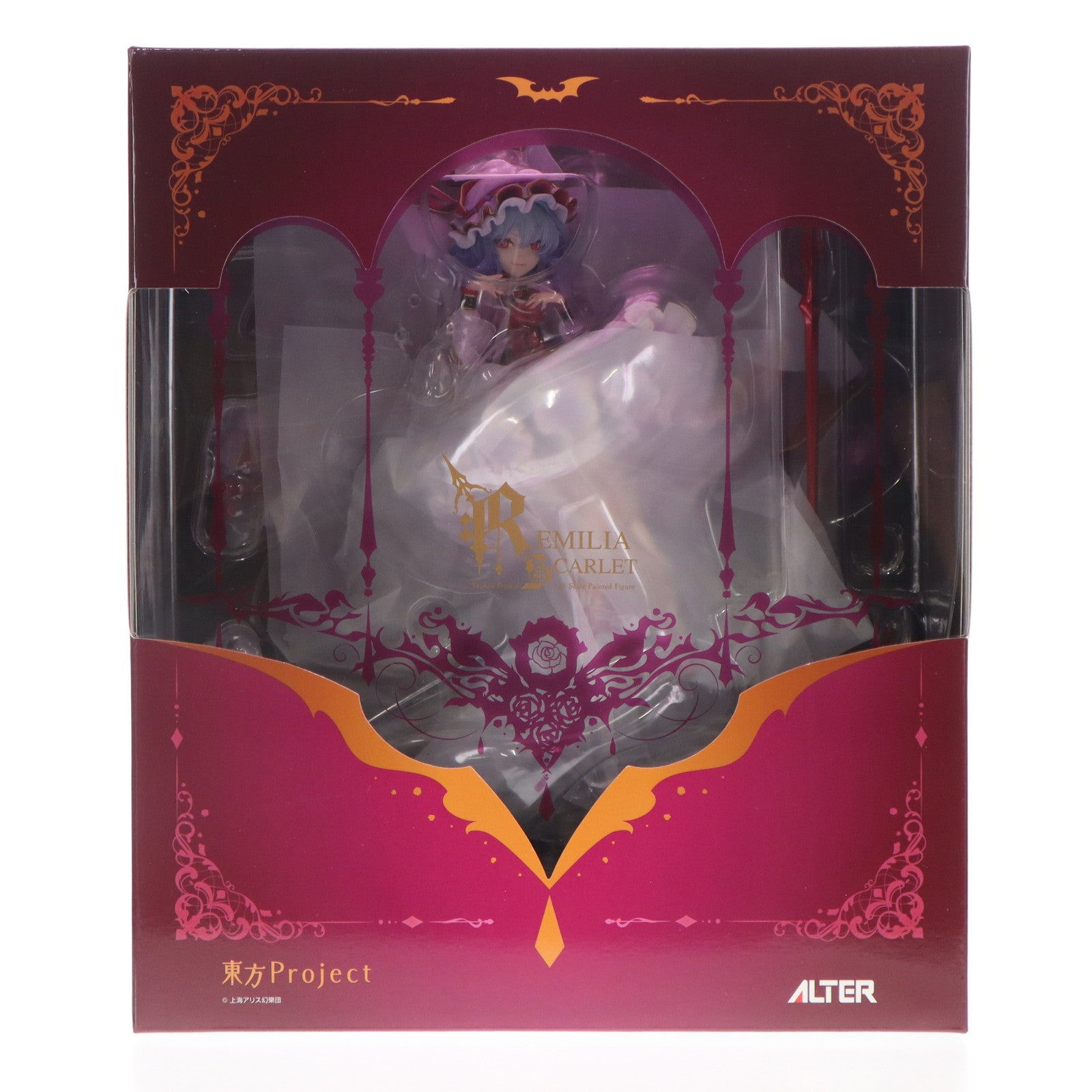 【中古即納】[FIG] あみあみ限定 レミリア・スカーレット 東方Project 1/8 完成品 フィギュア アルター(20240731)