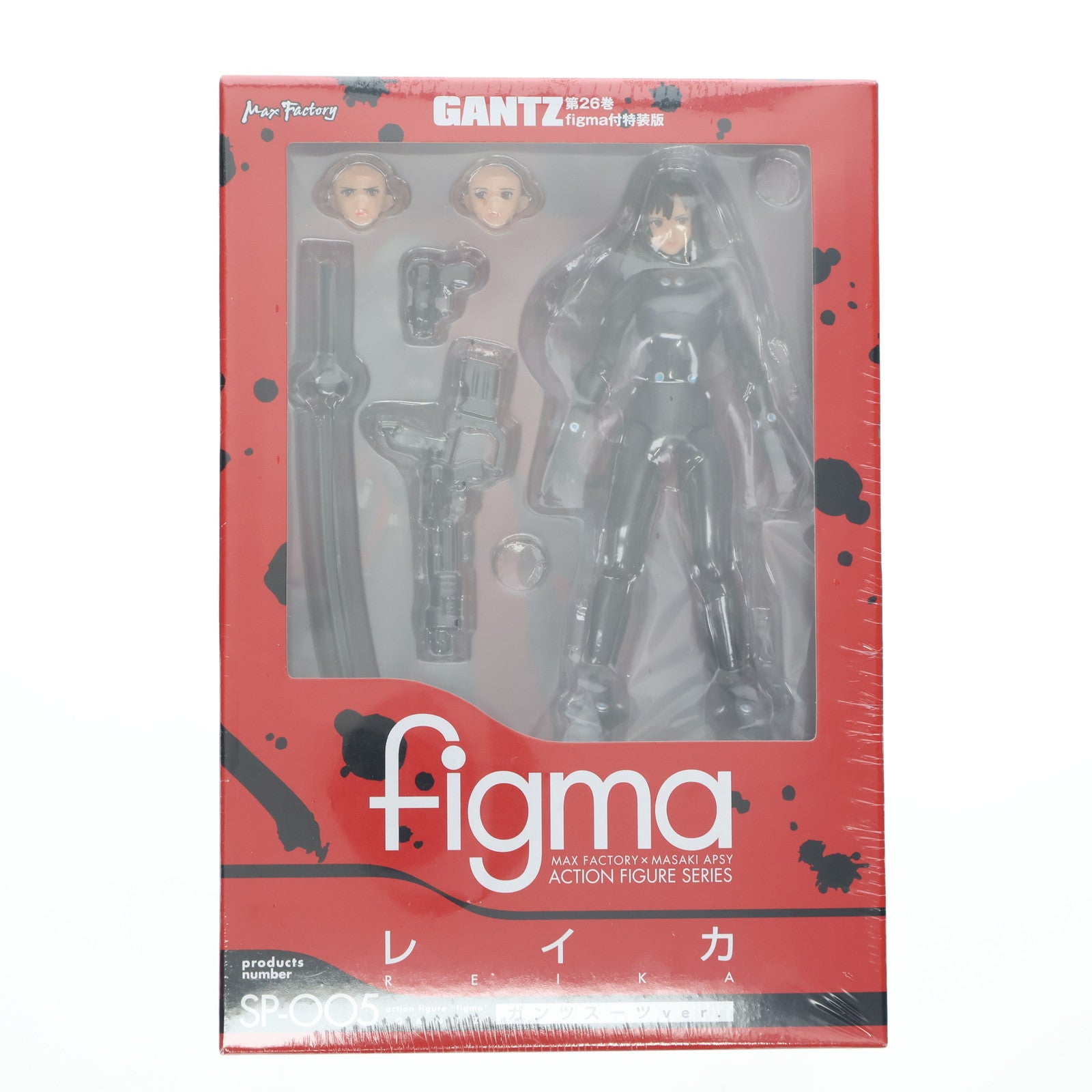 【中古即納】[FIG] YJC特装版 GANTZ(ガンツ) 第26巻figma付初回限定版(figma SP-005 レイカ ガンツスーツVer.付属) 完成品 可動フィギュア 書籍 集英社(20090619)