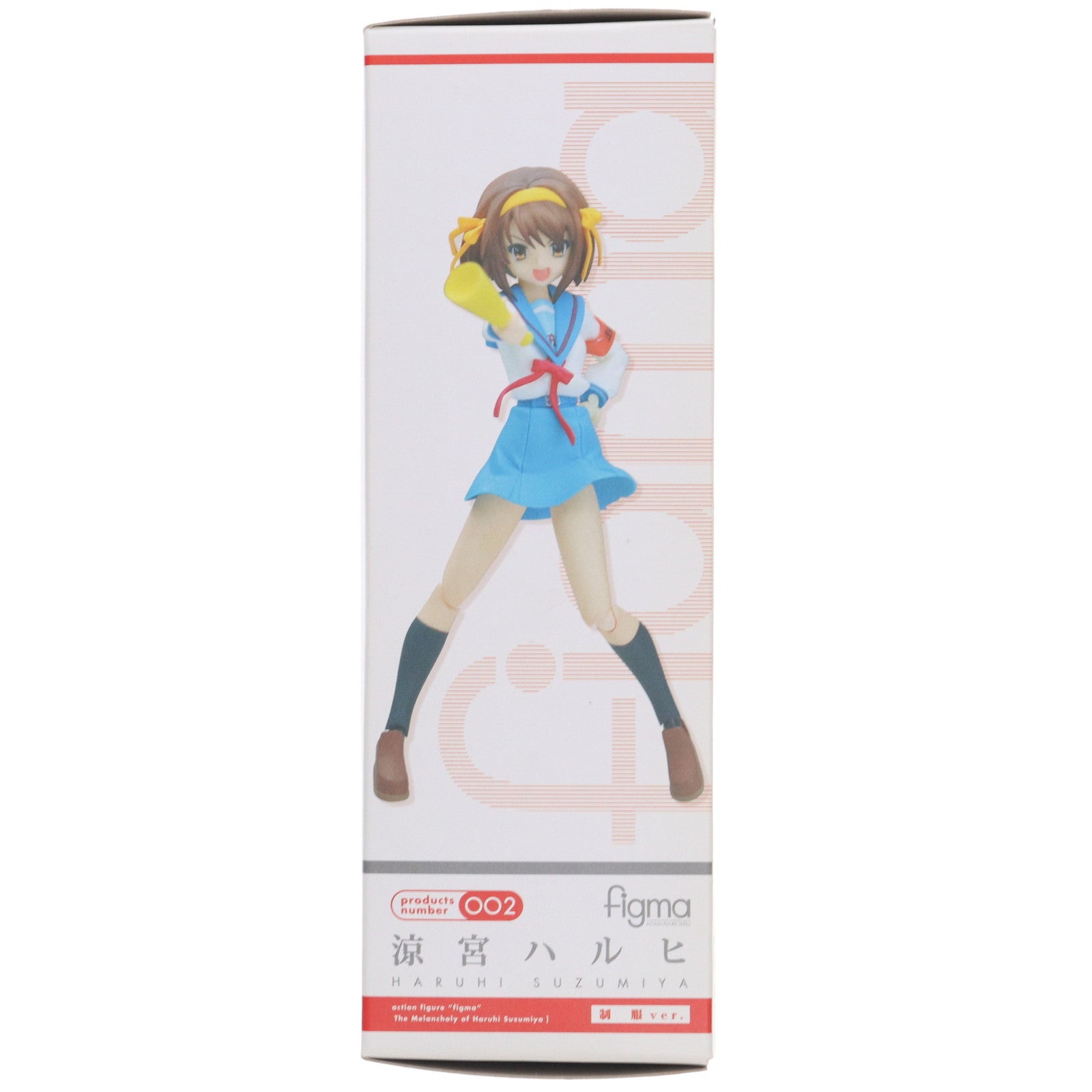 【中古即納】[FIG] figma(フィグマ) 002 涼宮ハルヒ(すずみやはるひ) 制服ver. 涼宮ハルヒの憂鬱 完成品 可動フィギュア マックスファクトリー(20080430)