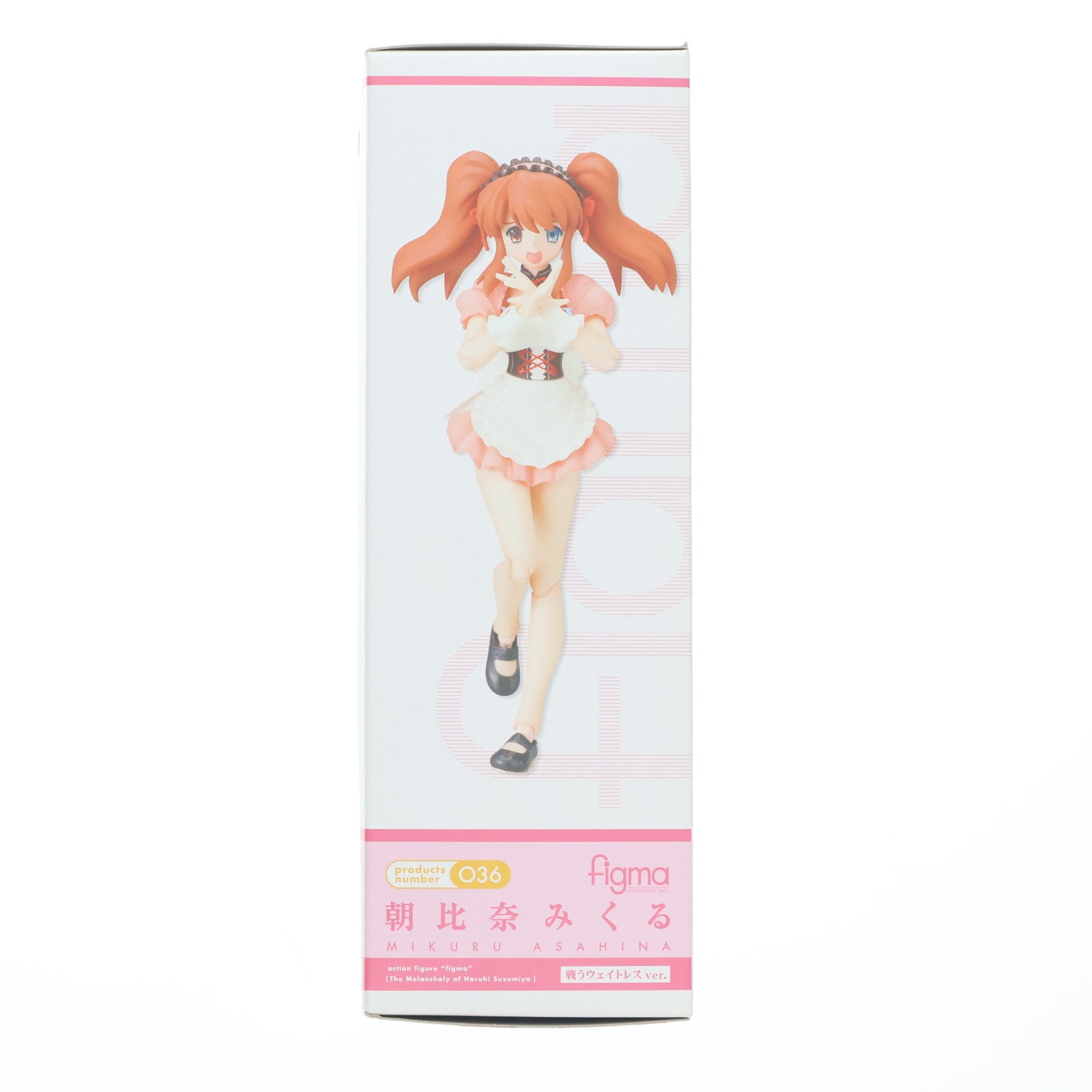 【中古即納】[FIG] figma(フィグマ) 036 朝比奈みくる 戦うウェイトレスver. 涼宮ハルヒの憂鬱 完成品 可動フィギュア マックスファクトリー(20090530)