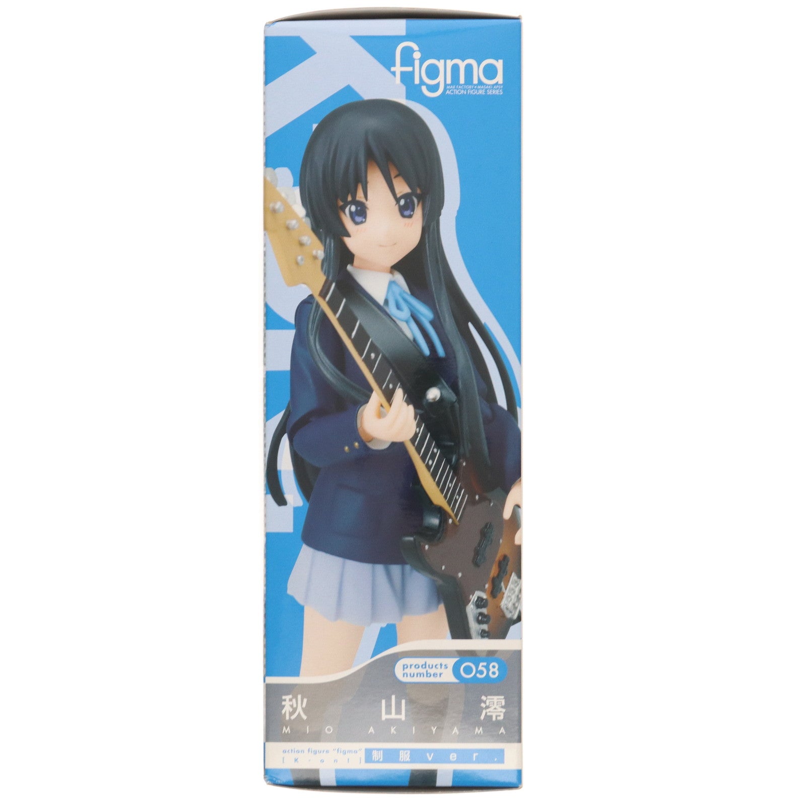 【中古即納】[FIG] figma(フィグマ) 058 秋山澪(あきやまみお) 制服ver. けいおん! 完成品 可動フィギュア マックスファクトリー(20100715)