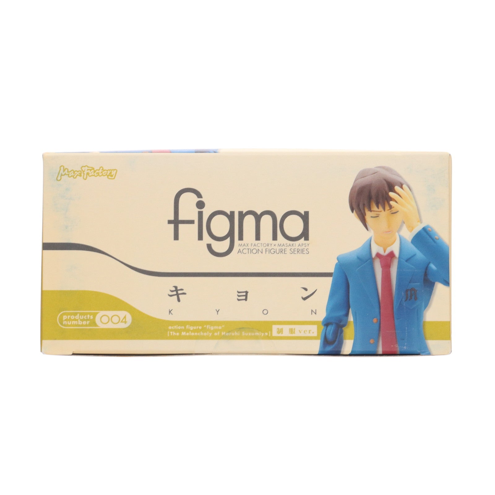 【中古即納】[FIG] figma(フィグマ) 004 キョン 制服ver. 涼宮ハルヒの憂鬱 完成品 可動フィギュア マックスファクトリー(20080712)