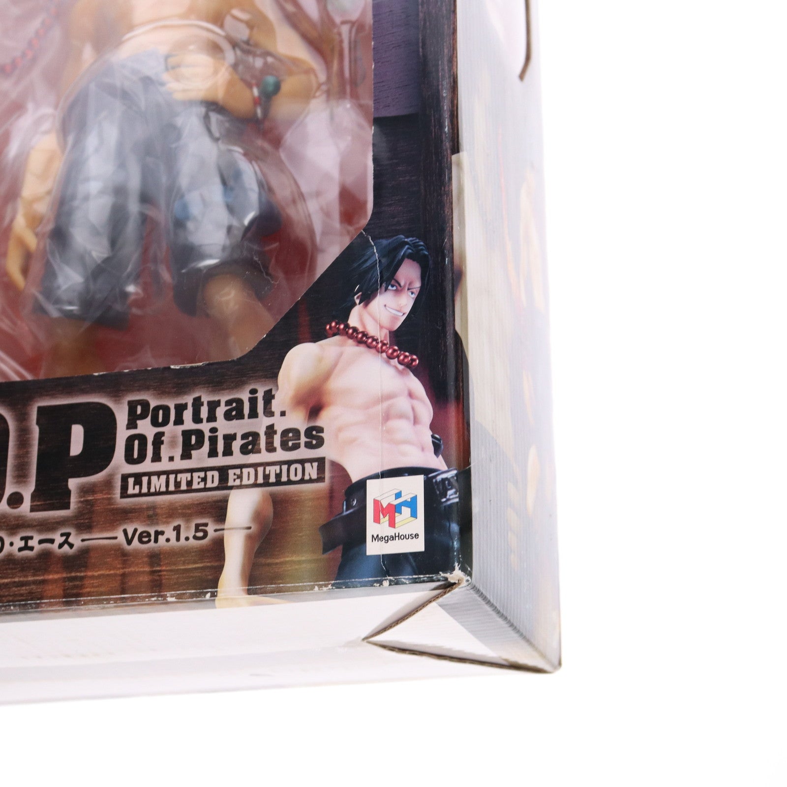 【中古即納】[FIG] セブン-イレブンネット限定 Portrait.Of.Pirates LIMITED EDITION ポートガス・D・エース Ver.1.5 ONE PIECE(ワンピース) 1/8 完成品 フィギュア メガハウス(20110430)