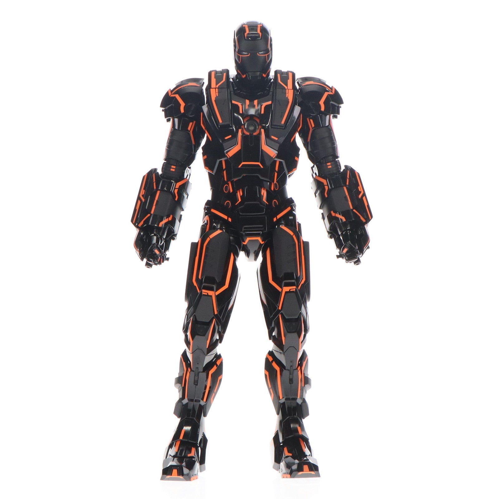【中古即納】[FIG] ムービー・マスターピース DIECAST ウォーマシン(ネオンテック/オレンジ版) アイアンマン2 1/6 完成品 可動フィギュア アベンジャーズ/エンドゲーム エクスクルーシブ・ストア by ホットトイズ限定(MM#553D35) ホットトイズ(20200430)