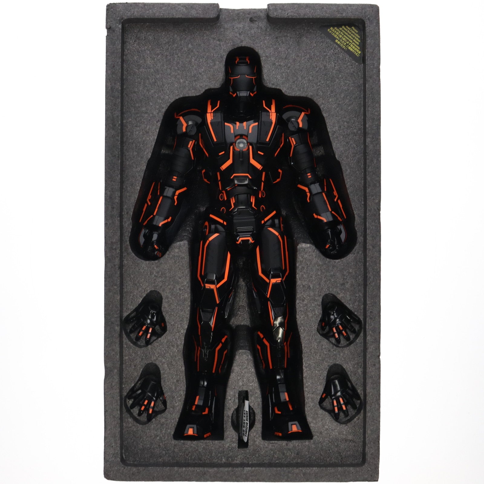 【中古即納】[FIG] ムービー・マスターピース DIECAST ウォーマシン(ネオンテック/オレンジ版) アイアンマン2 1/6 完成品 可動フィギュア アベンジャーズ/エンドゲーム エクスクルーシブ・ストア by ホットトイズ限定(MM#553D35) ホットトイズ(20200430)