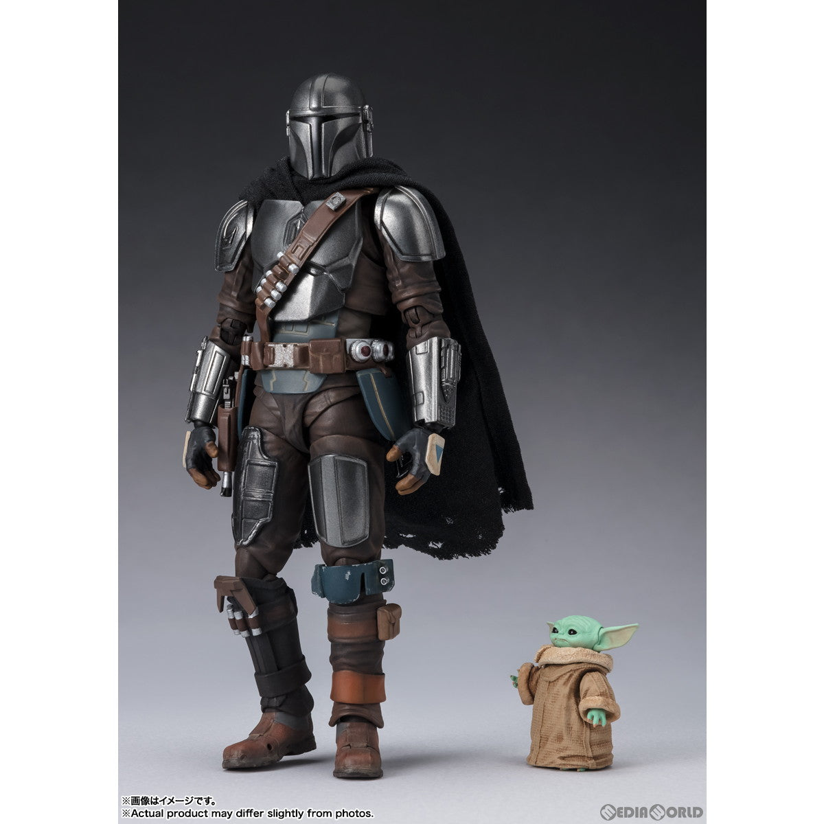 【中古即納】[FIG] S.H.Figuarts(フィギュアーツ) マンダロリアン&グローグー(STAR WARS: The Mandalorian) スター・ウォーズ ザ・マンダロリアン 完成品 可動フィギュア バンダイスピリッツ(20231123)
